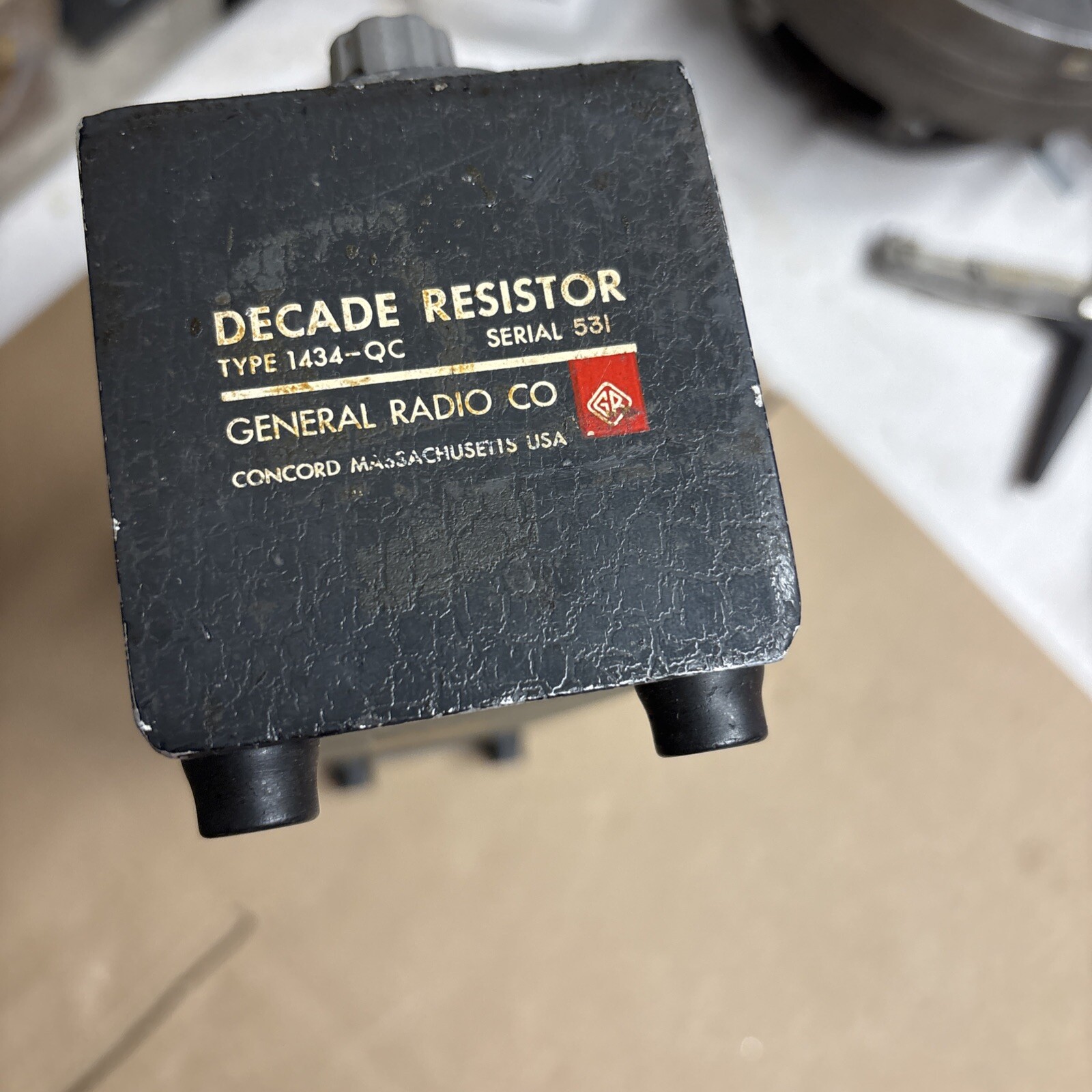 GENERAL RADIO Co DECADE RESISTOR TYPE 1434-QC