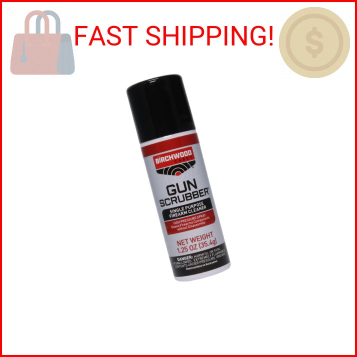 Birchwood Casey Gun Scrubber Single Purpose Gun Cleaner/Degreaser, Aerosol Spray