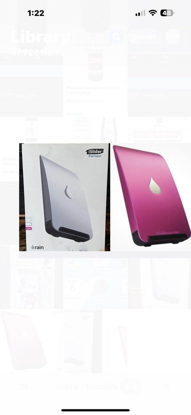 PINK Rain iSlider Portable Adjustable Stand for iPad/iPad Air/iPad Mini/iPhone