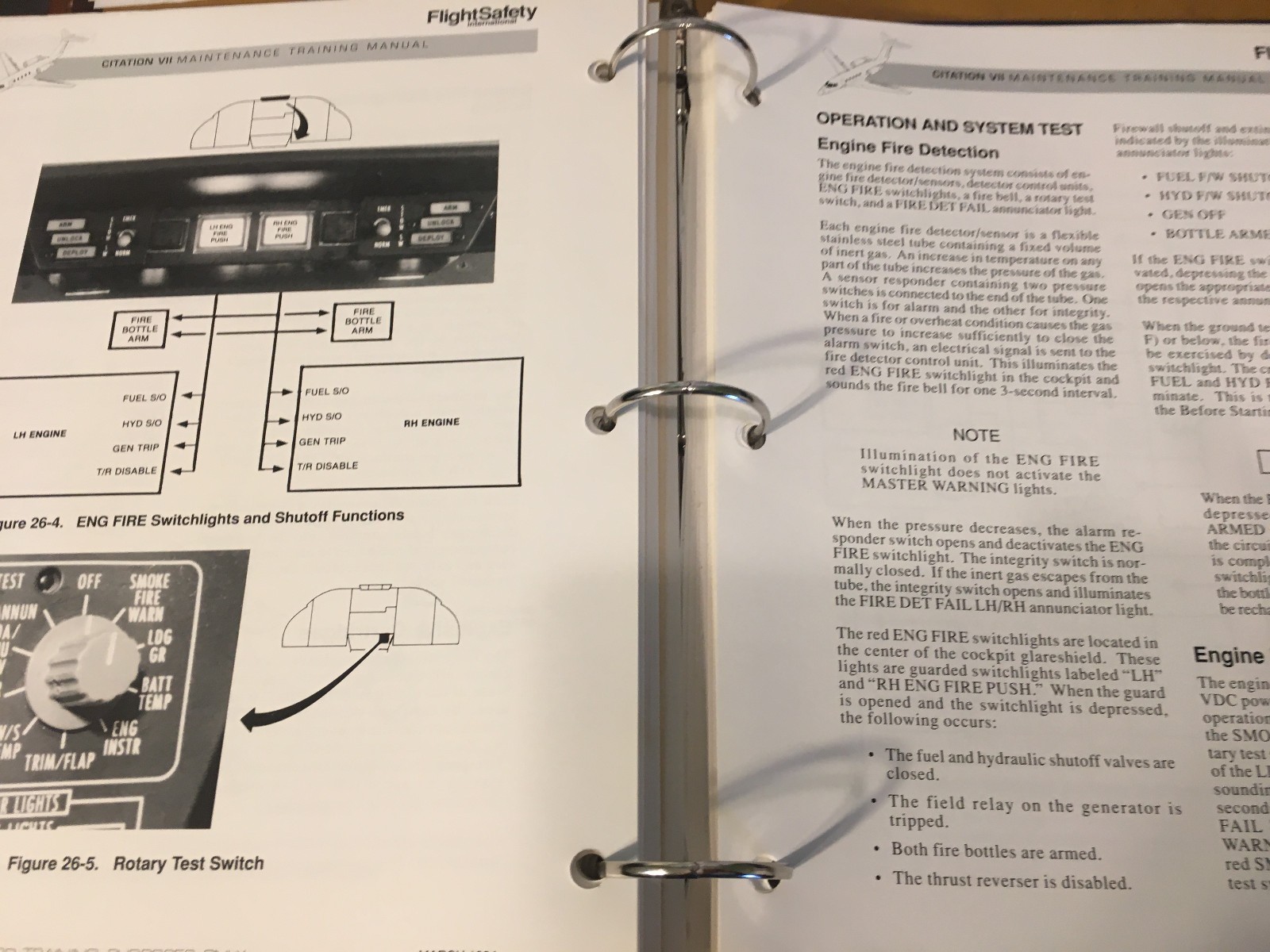 Citation VII Maintenance Training Manuals, a 2 vol. set