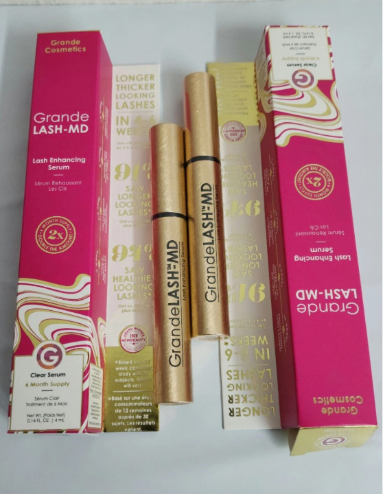 2PS with box Grande LASH-MD Lash Enhancing Serum 6+6 month 4+4ml / 0.14oz