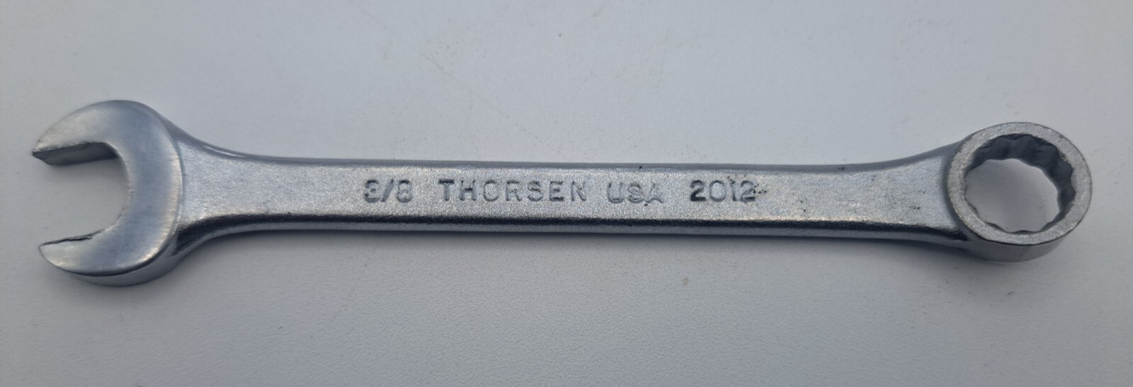 Vintage Thorsen 3/8" Combination Wrench, No. 2012, Made in USA
