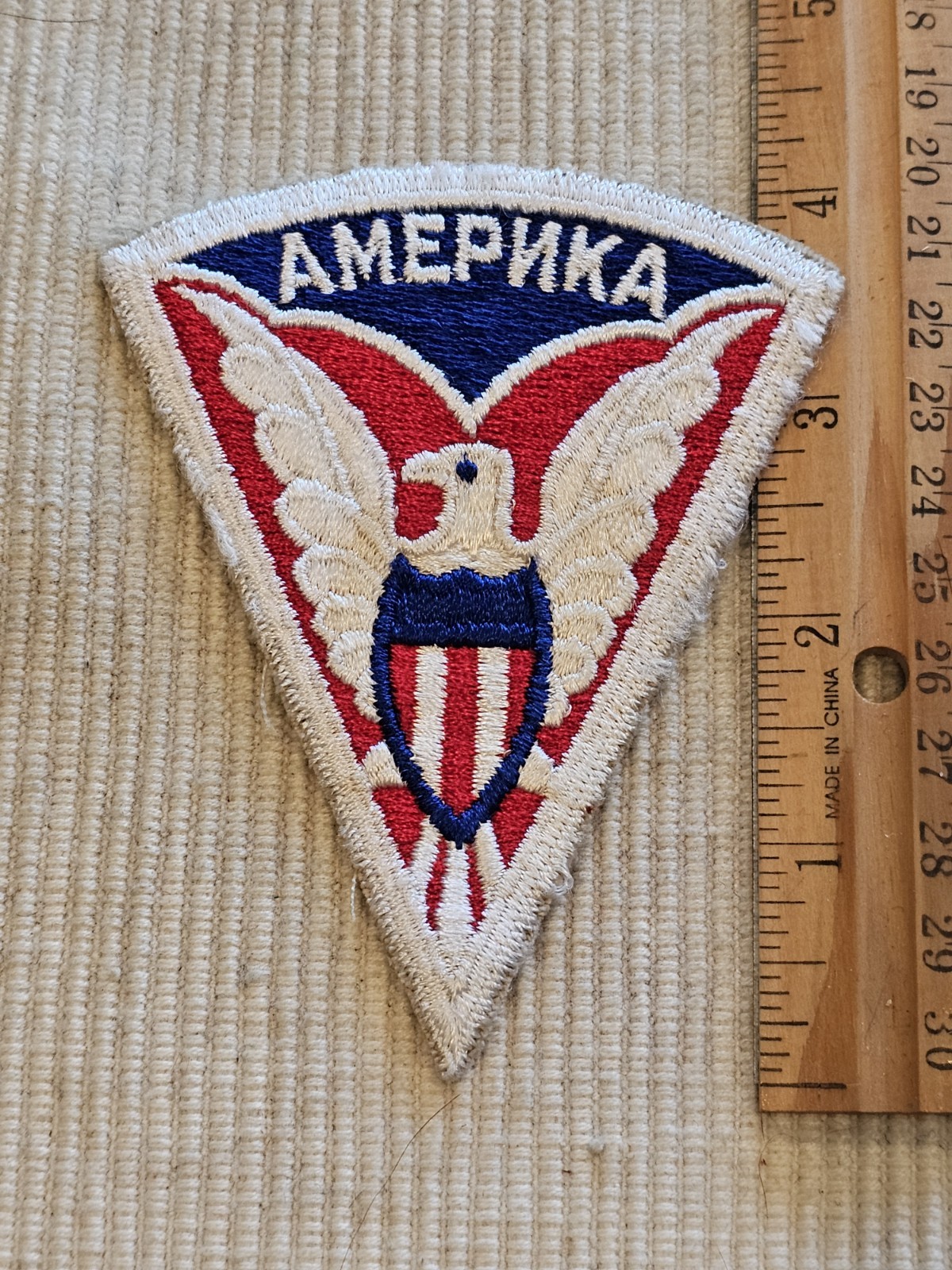 WWII US Army AAC Air Corps Mission To Moscow Patch L@@K!!!