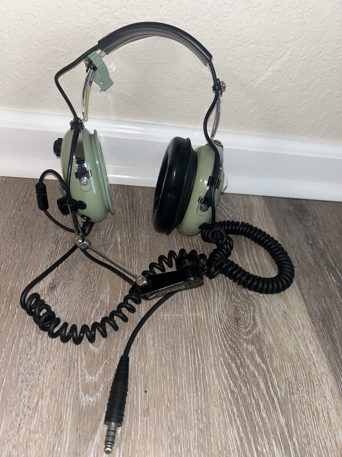 David Clark helicopter headset H10-36 P/N 12507G-13 Untested**