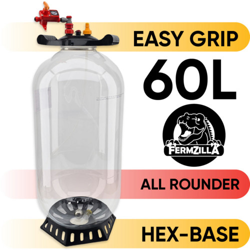 FermZilla All Rounder Easy-Grip Pressure Fermenter Starter Kit | 15.9 gal. | 60L