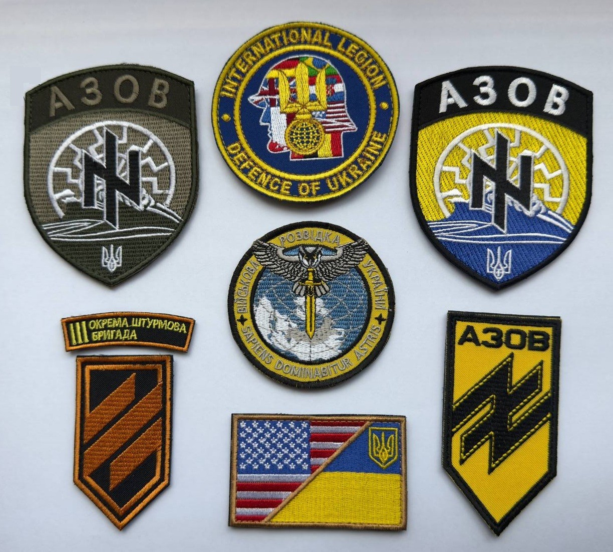 🔥 Authentic Ukrainian Military & Special Forces Morale Patch Set (7 Patches) 🔥