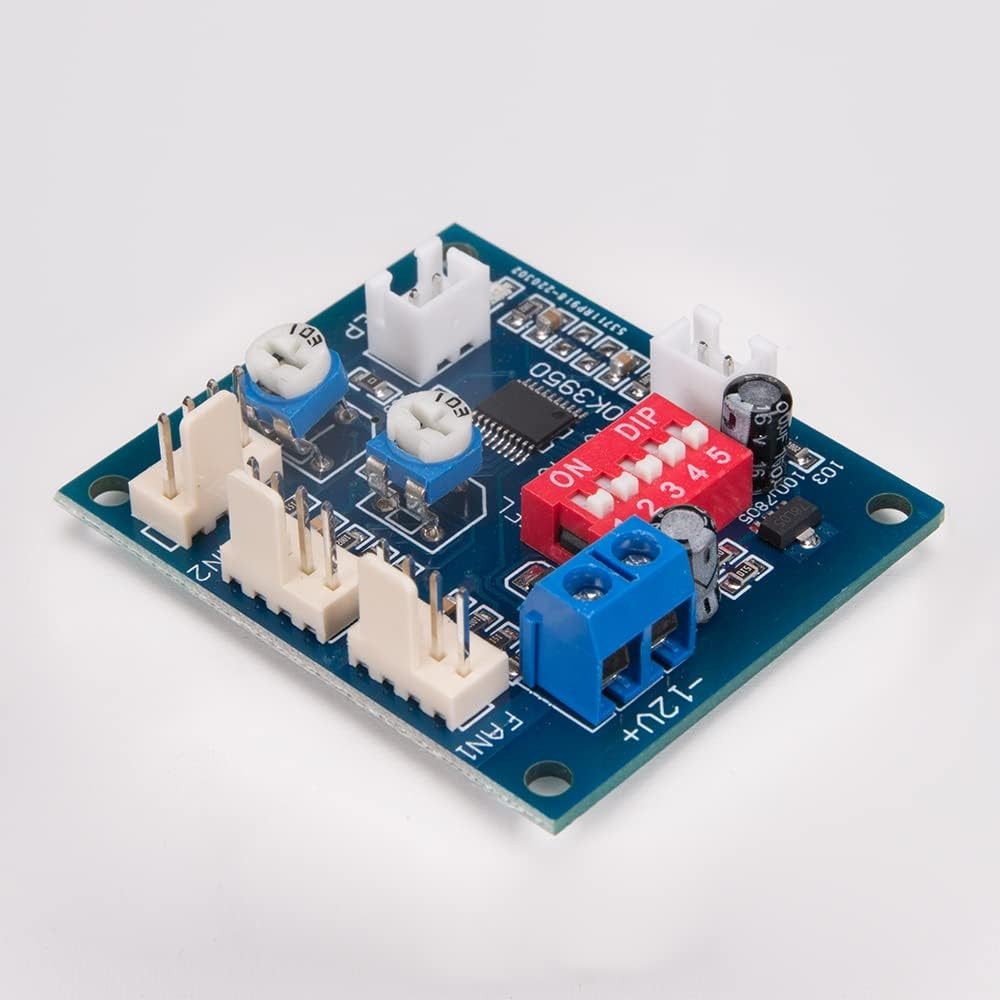 2PCS DC 12V 4 Wire PWM PC CPU Fan Temperature Control Speed Controller Module CP