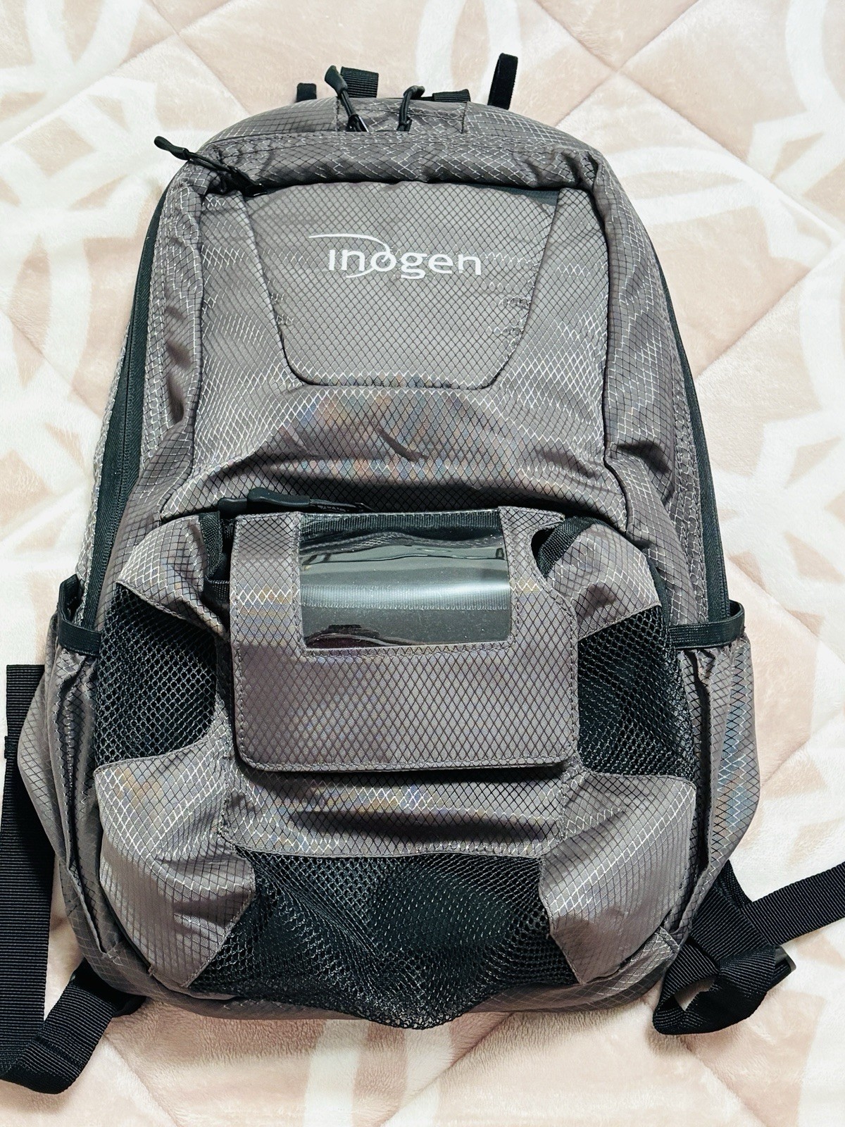 Inogen One G5/Rove 6 BackPack Spare Battery Storage Gray Padded