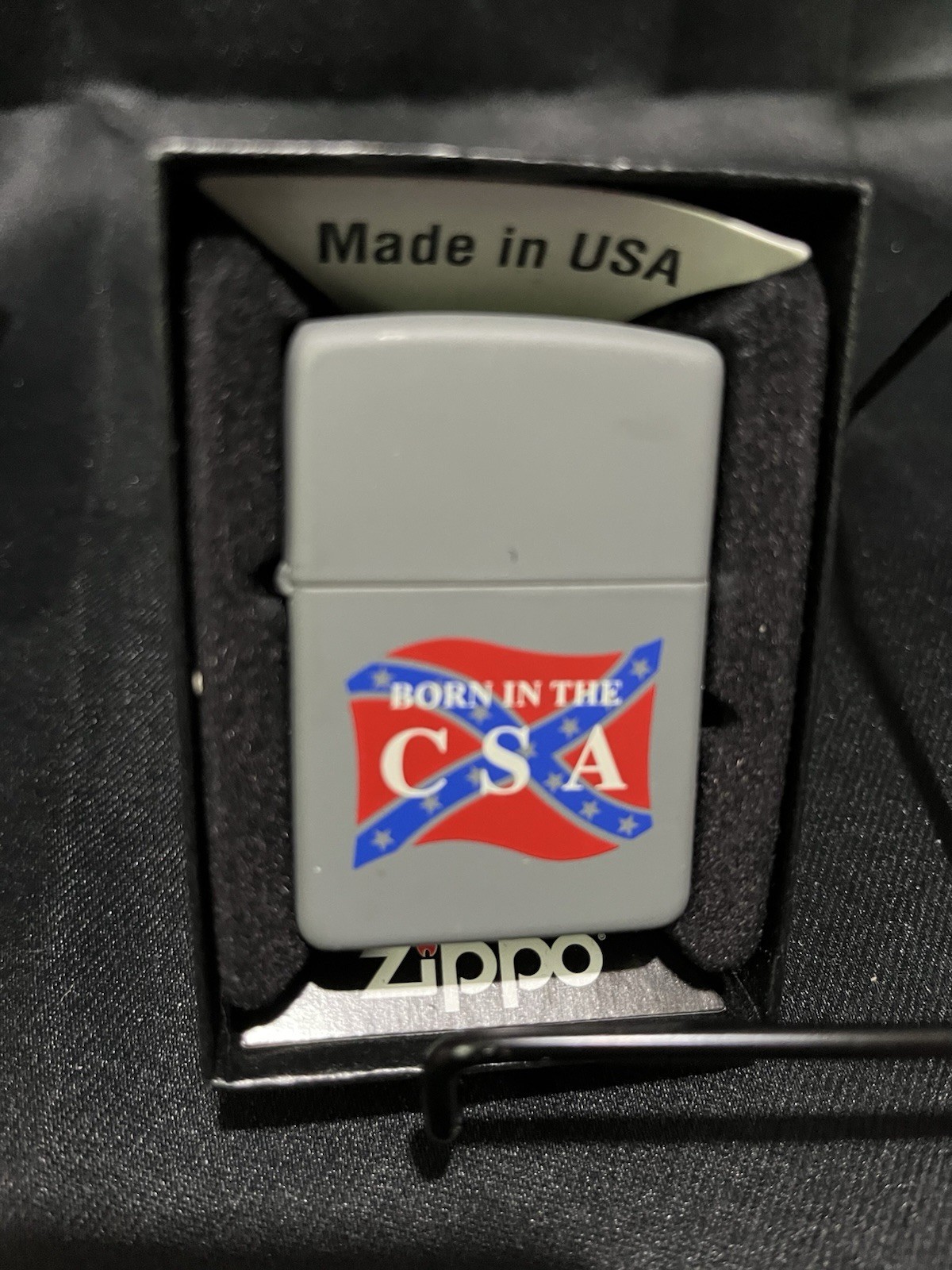 Born In The CSA Zippo Lighter