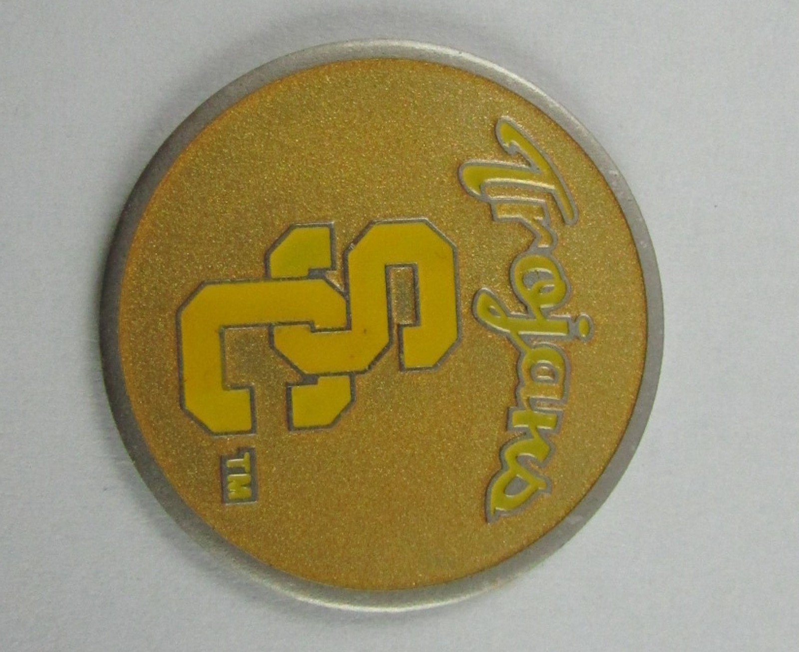 5 NCAA Collegiate Golf Ballmark Ballmarker Ball Mark USC Southern Cal Yellow