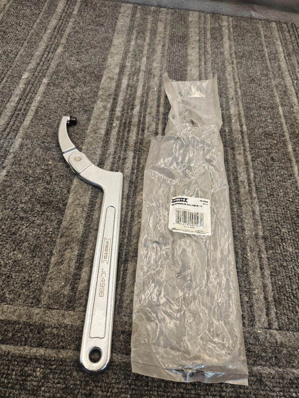 PROTO JC499B Adjustable Pin Spanner Wrench Steel 6-1/4"