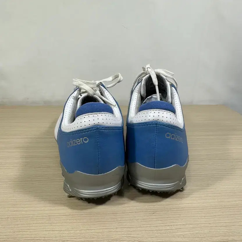 Adidas SprintWeb Golf Shoes, White-Blue, Size 250 Official