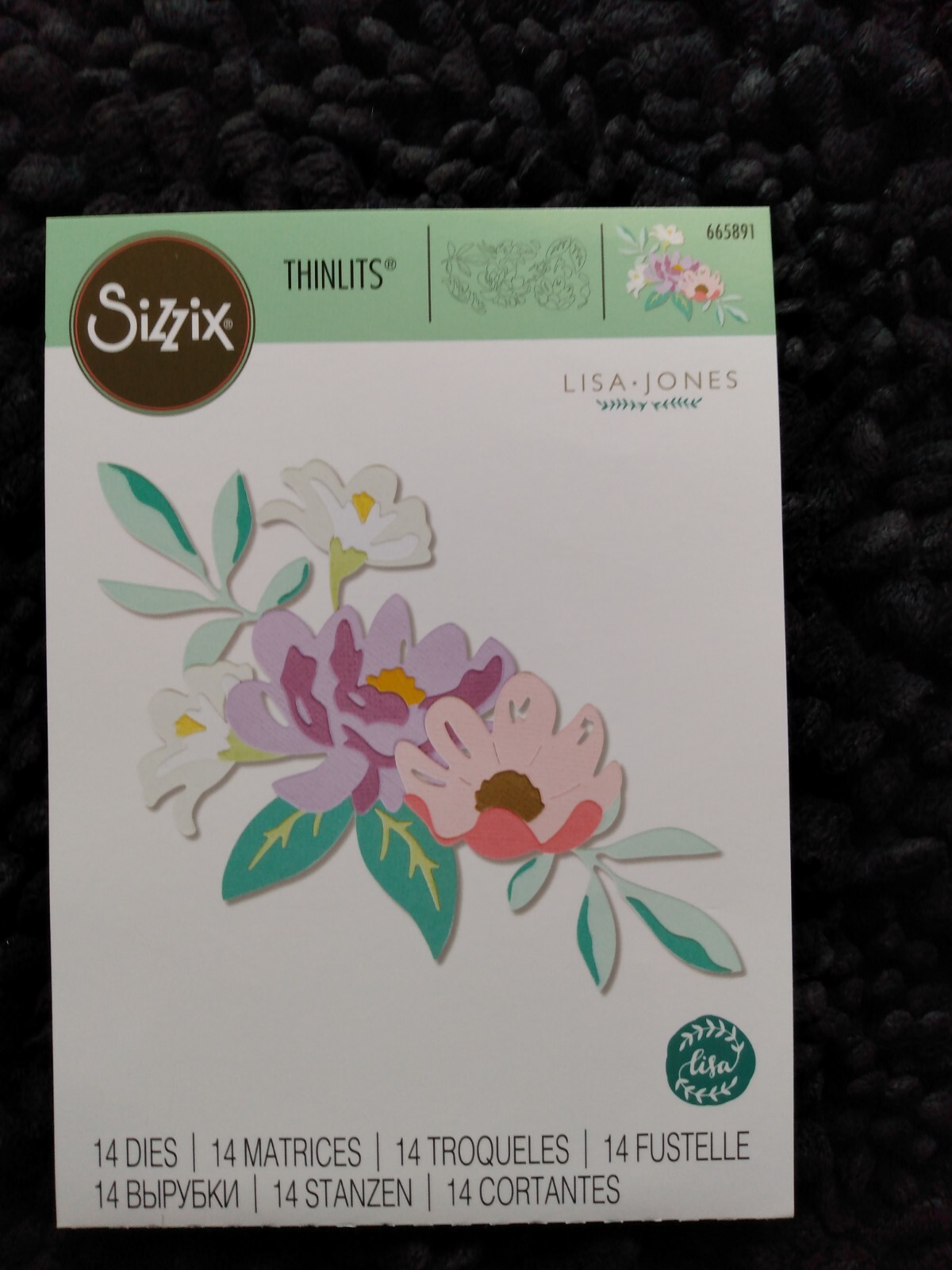 SIZZIX THINLETS LAYERED SUMMER FLOWERS DIES (14)
