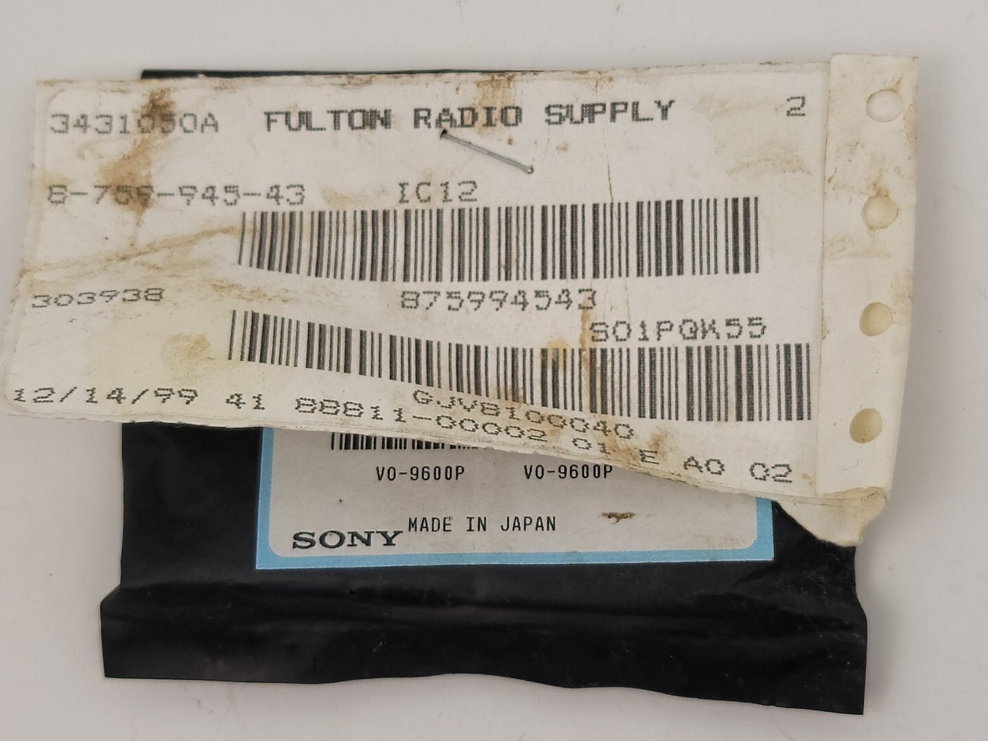 Sony 8-759-945-43 Integrated Circuit IC VO-9600P Japan NOS Parts Repair Rare
