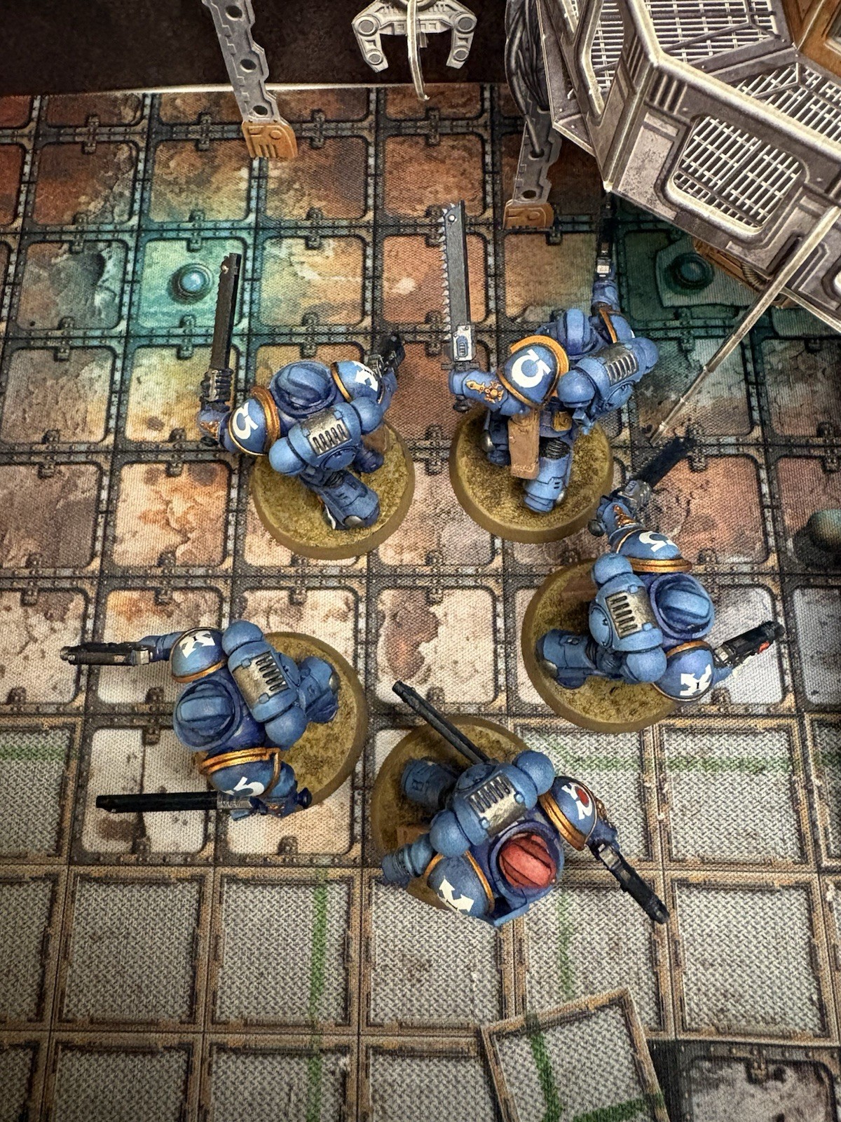 [40K] Ultramarines Assault Intercessors - Well Painted