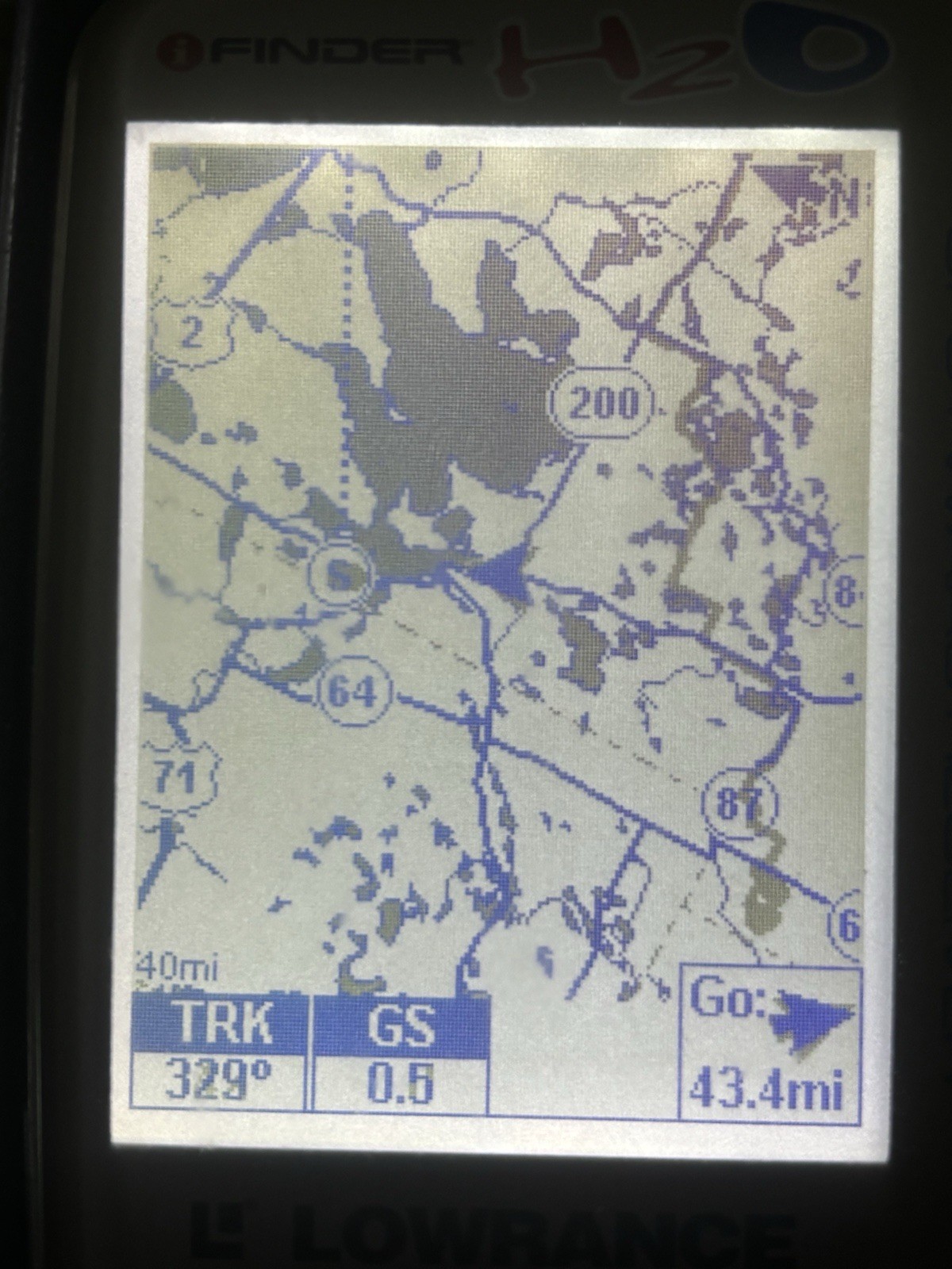 Lowrance finder H2O