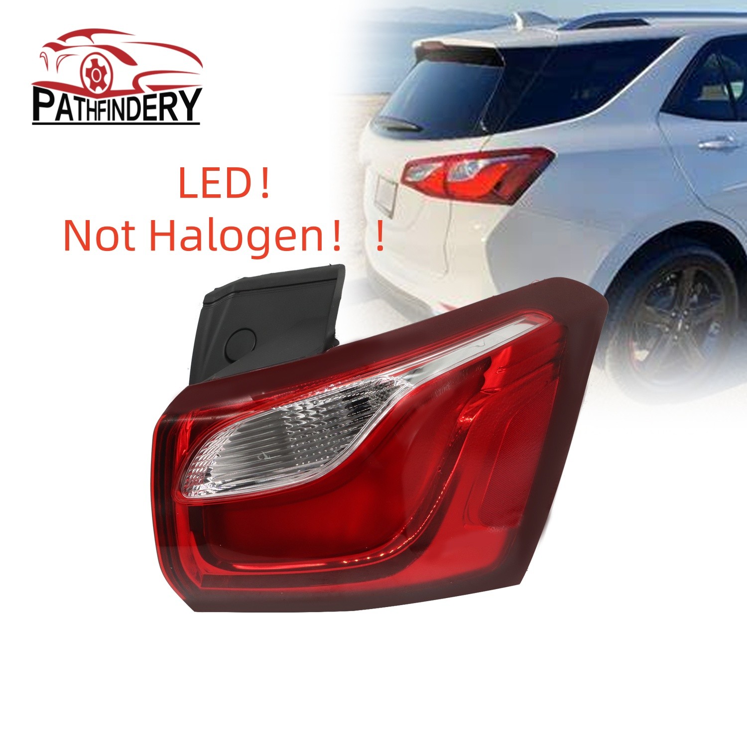 Right Side LED Tail Light Outer RH For 2018-2021 Chevy Equinox Premier