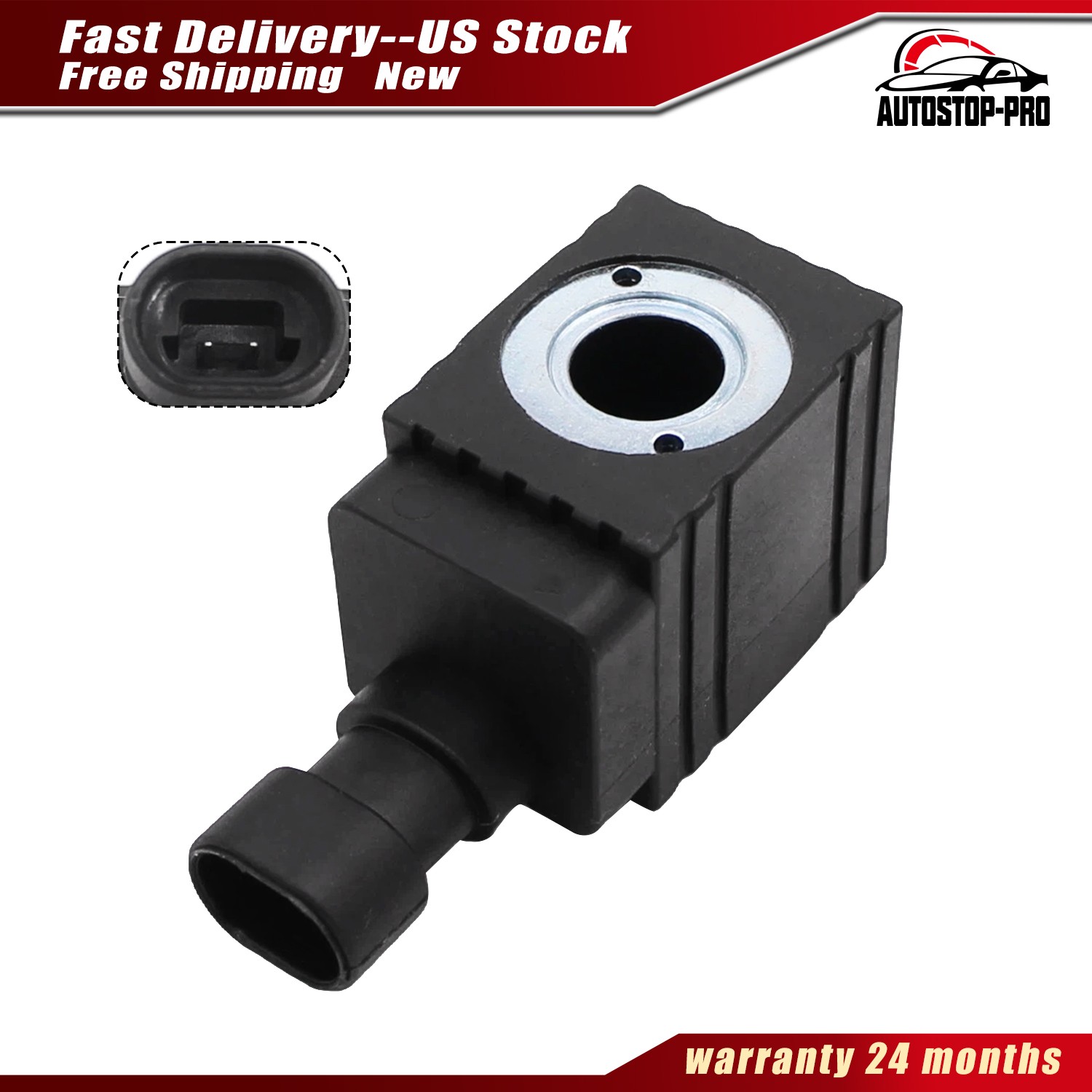For John Deere 4050 4250 4450 4650 4055 4455 New Solenoid Coil RE5078 US