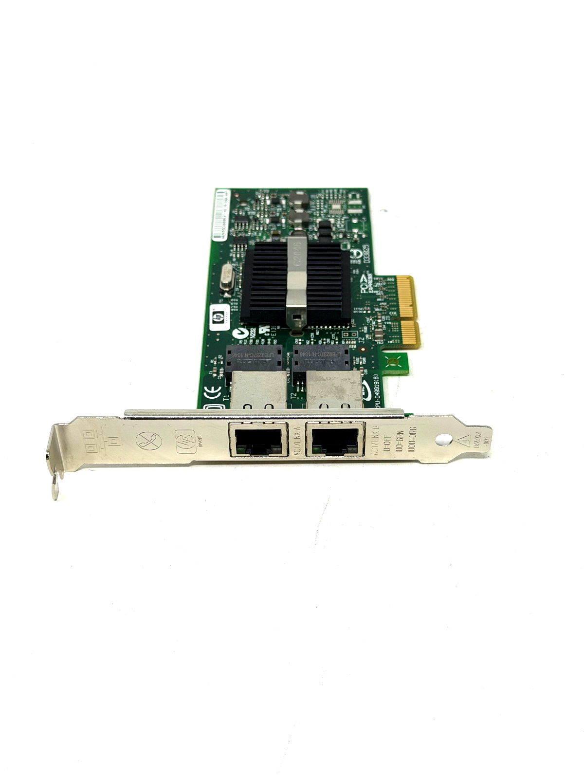 HP NC360T 412646-001 412651-001 PCI-E Dual Port Ethernet Adapter Full Height