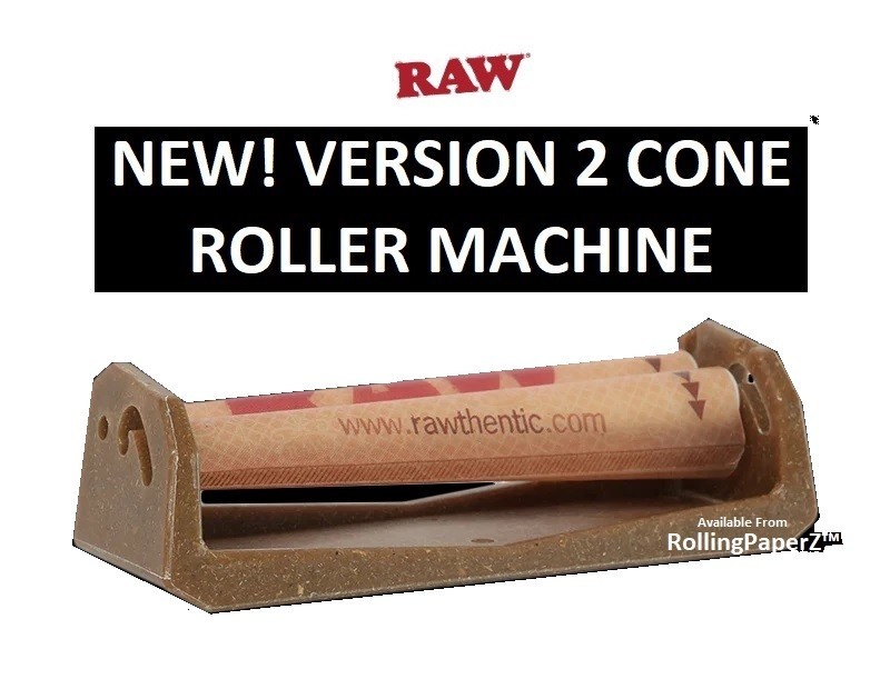 RAW V2 CONE ROLLER ROLLING MACHINE Rolls KING SIZE & 1 1/4 Size Cone