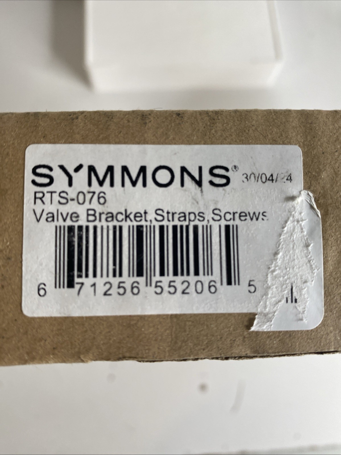 SYMMONS RTS-076 TEMPTROL INSTALL BRACKET