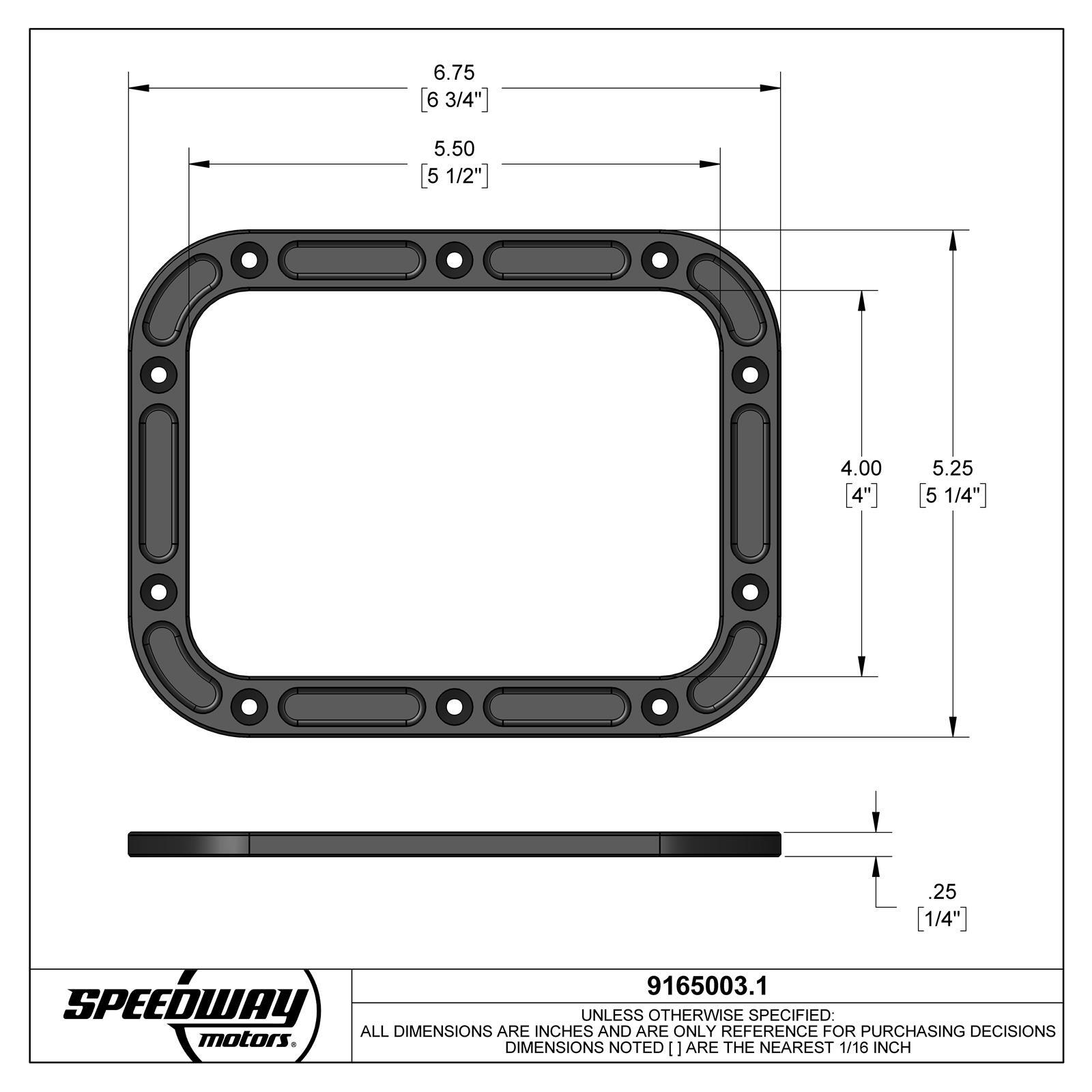 Rectangle Shifter Boot with Billet Aluminum Ring for Hot Rods: Black Finish