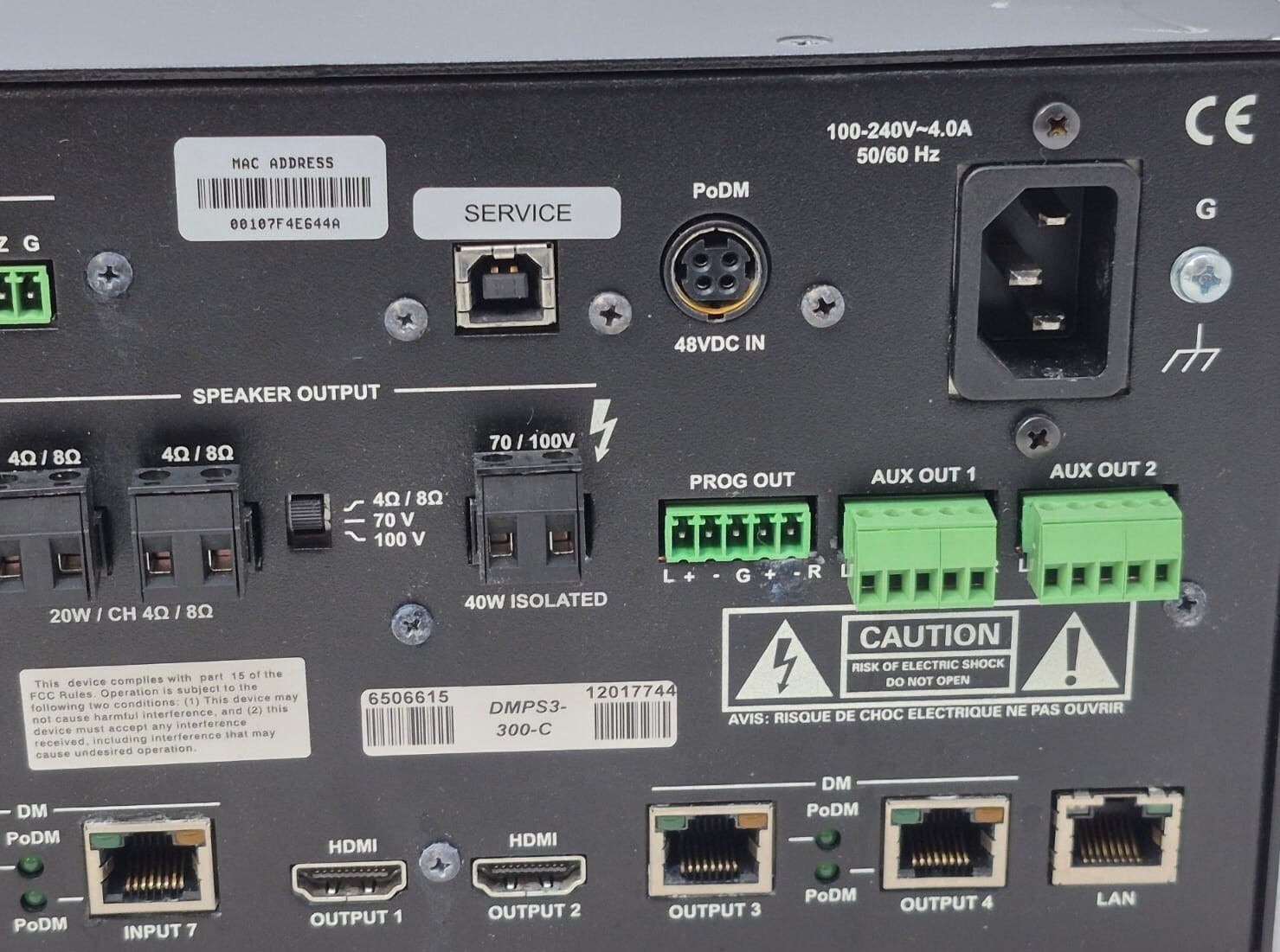Crestron DMPS3-300-C 3 Series Professional Media System