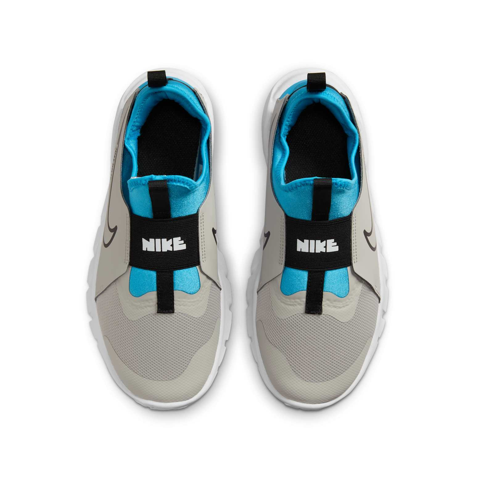 New Nike Flex Runner 2 GS (Light Iron Ore/Blue/Black) DJ6038-008 Size 7 Youth