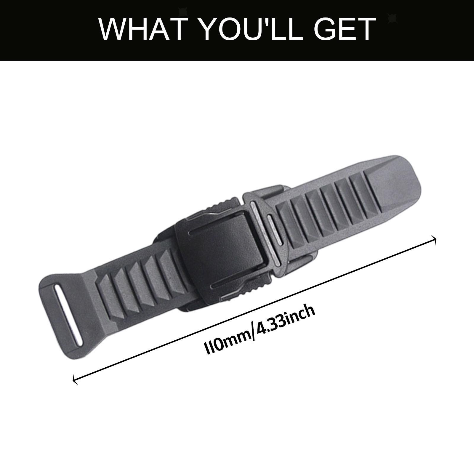 10 Pieces Adjustable Strap Buckles Backpack Buckles Easily Fit Multi Function