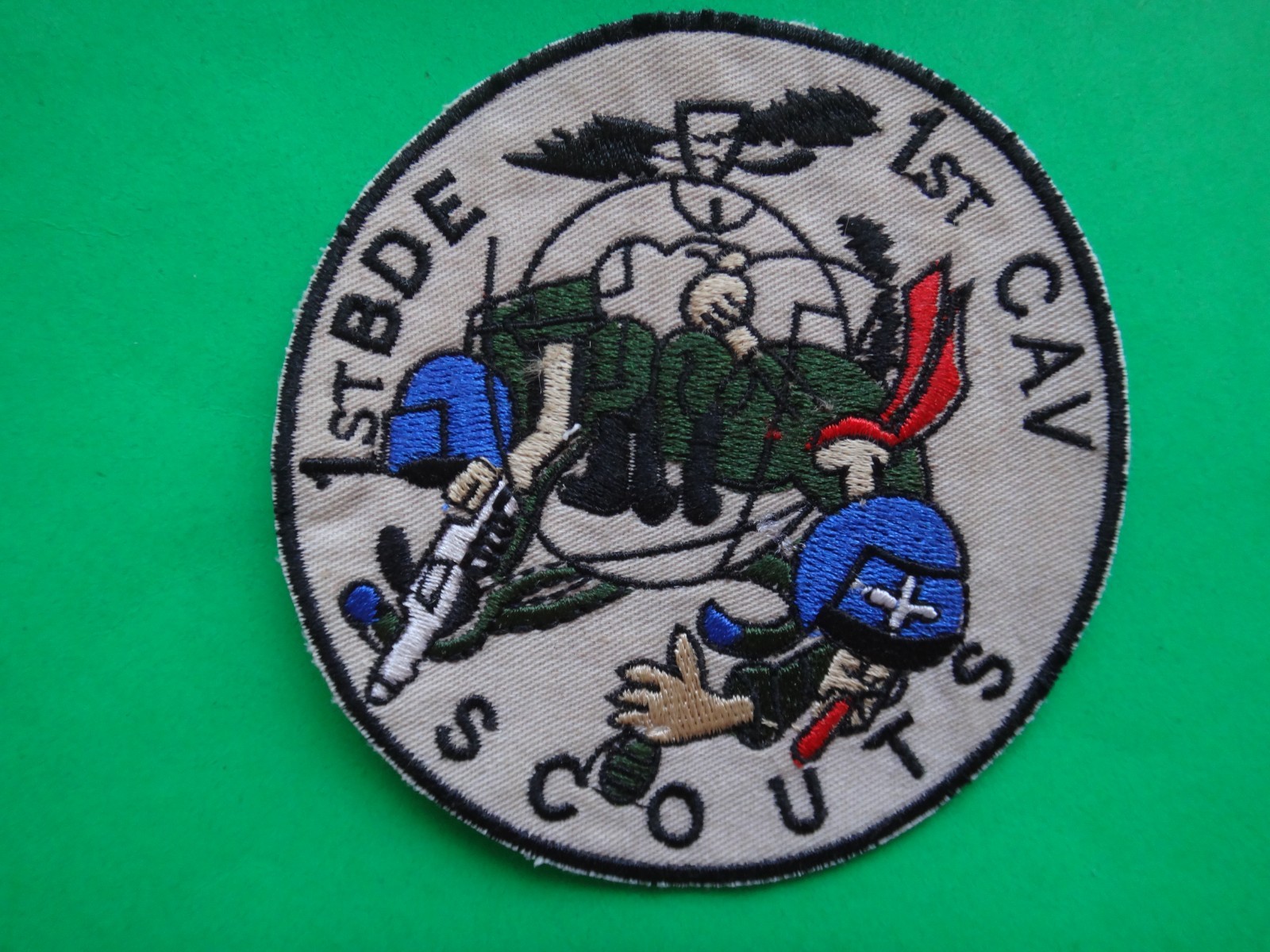 US Army 1st Brigade 1st Cavalry Division SCOUTS Patch From Vietnam War Era