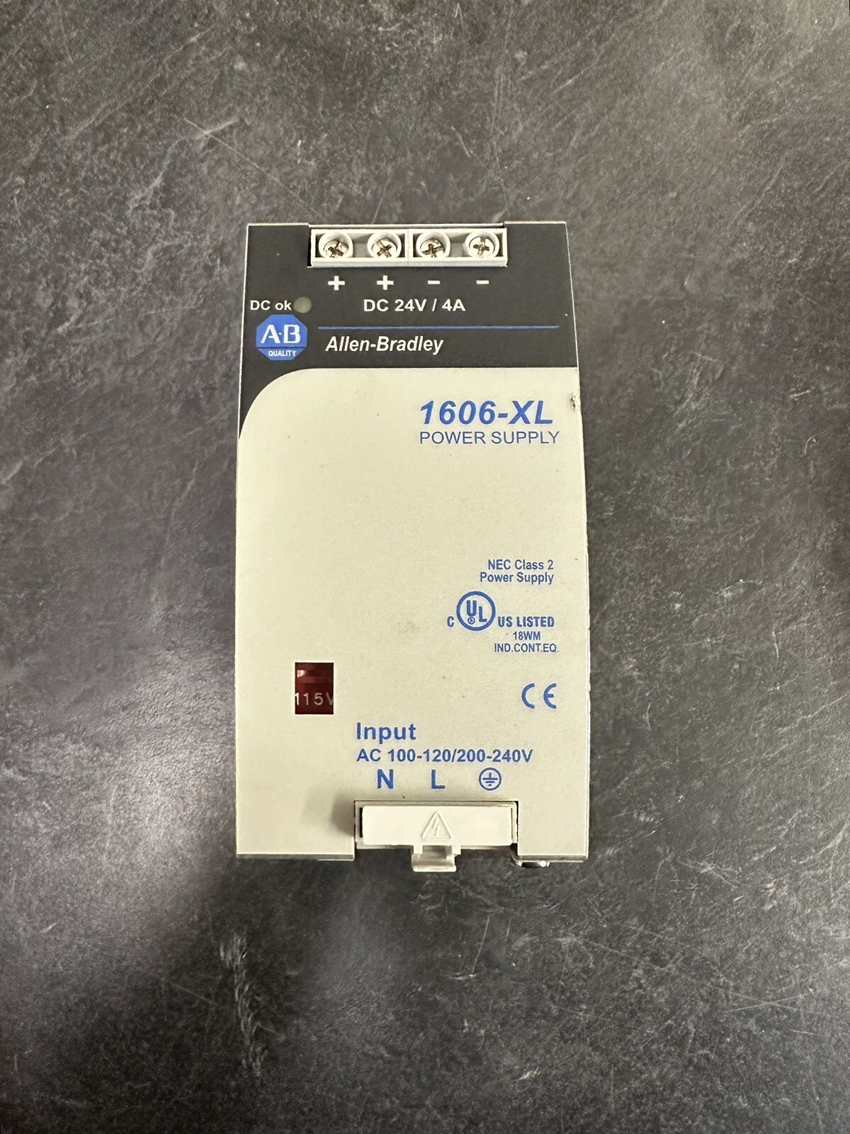 Allen Bradley Power Supply, Series A, 1606-XLDNET4