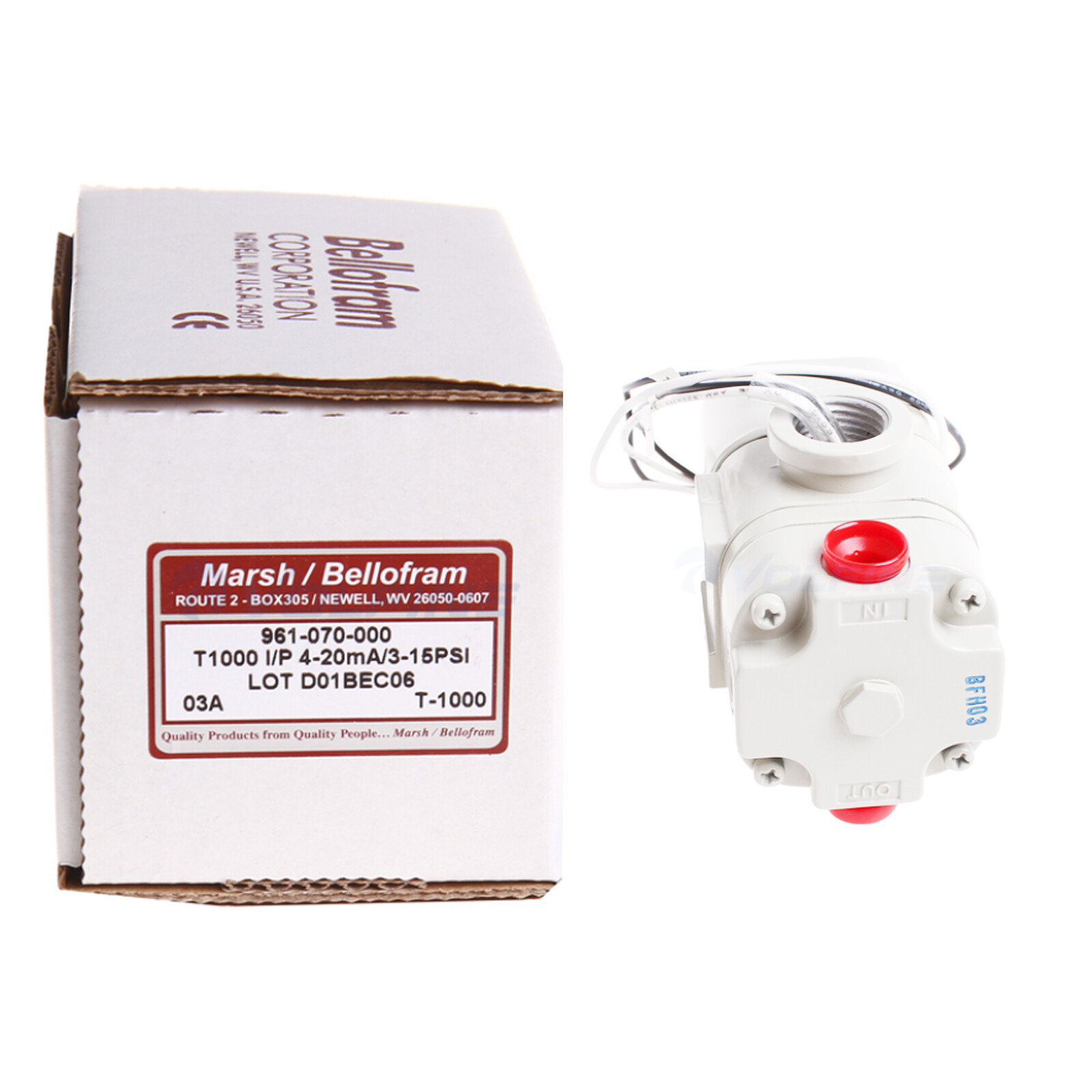 New In Box BELLOFRAM 961-070-000 Pressure Transducer