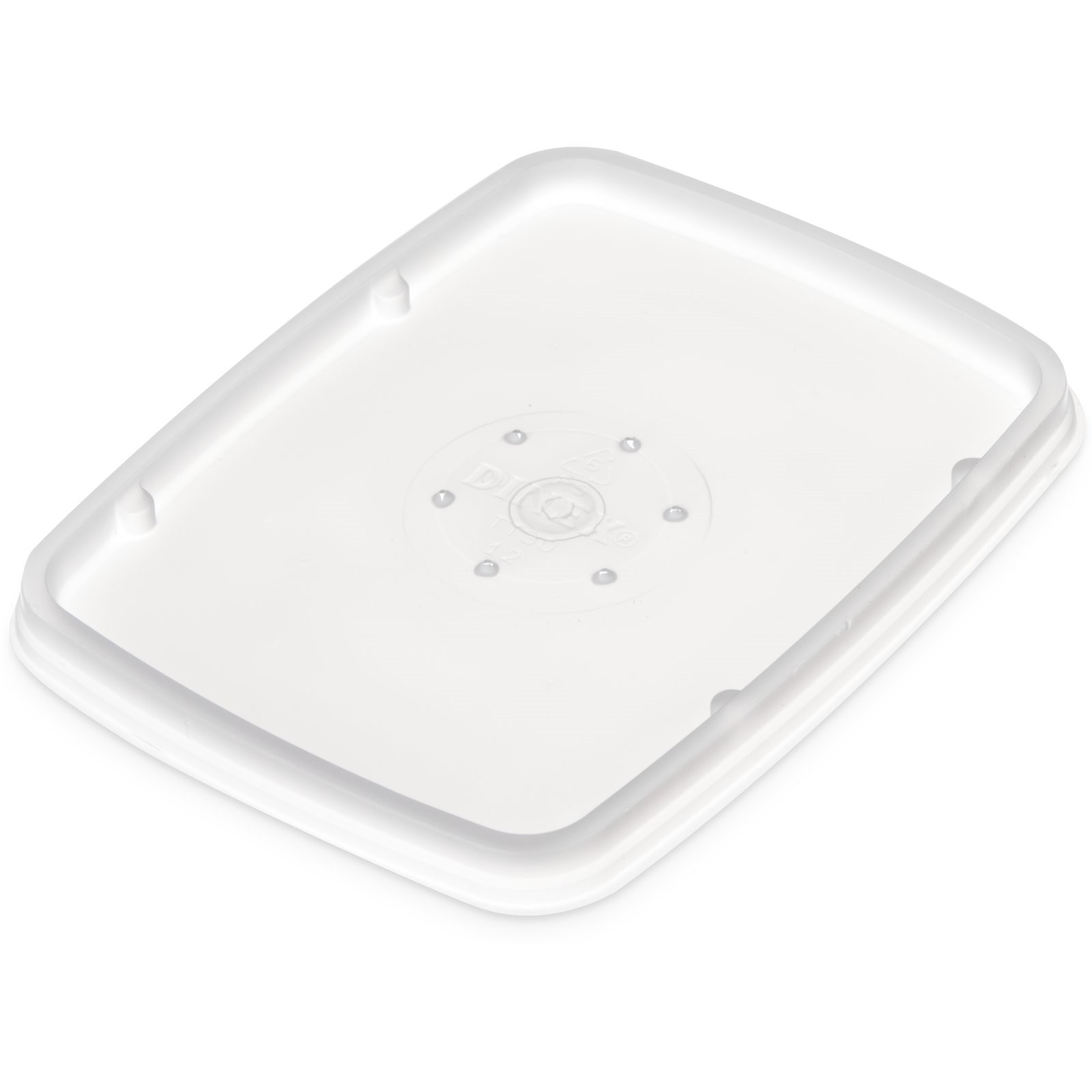 Case of 1000 Rectangular Soup Bowl Lids disposable Dinex DXTT30 fits DXTT20