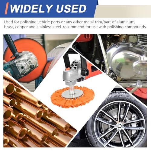 8" Airway Buffing Wheel Kit - 9 Pcs Polishing Wheels & Compound for Angle Grinde