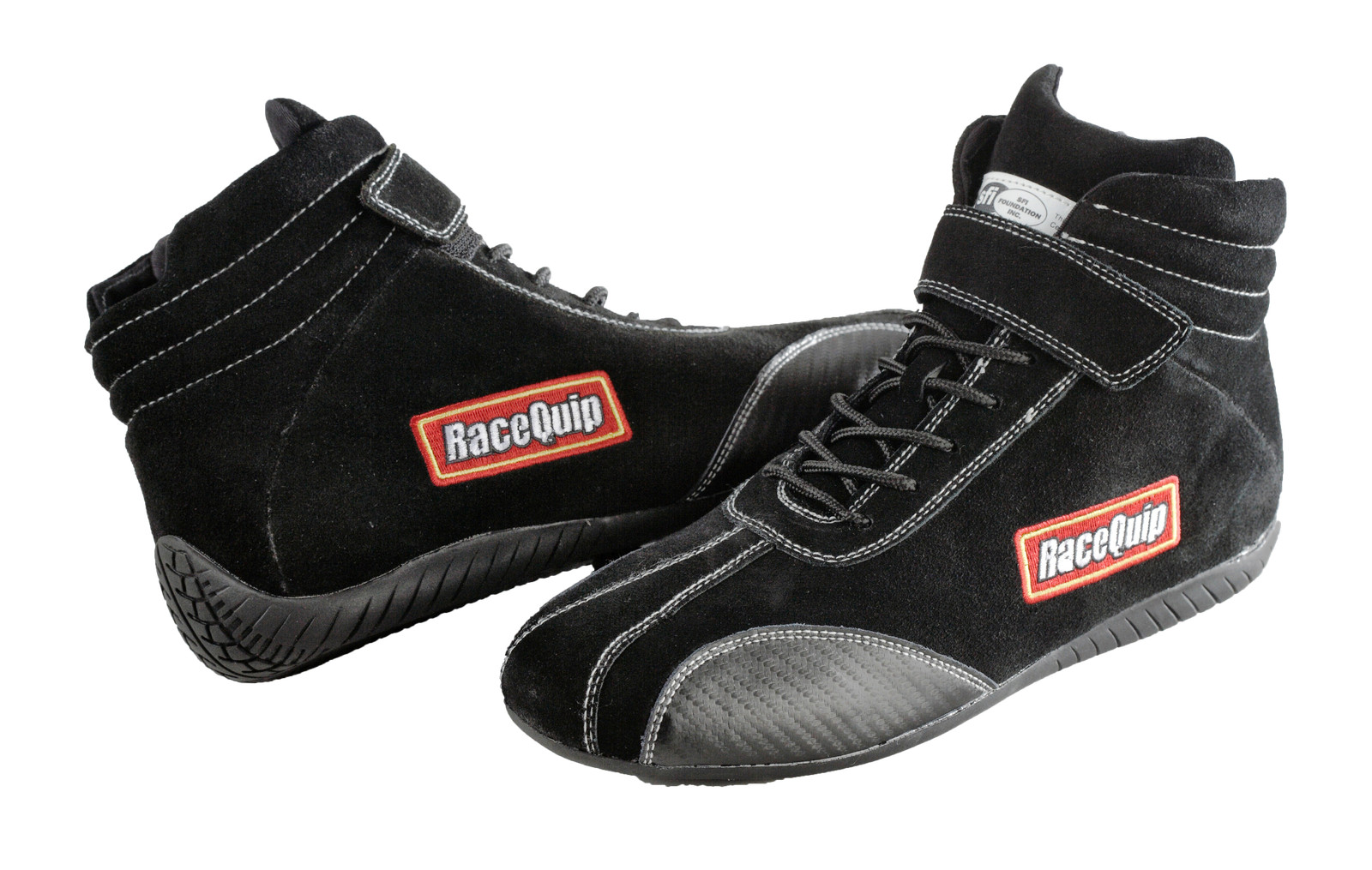 RaceQuip® 30500110RQP 305 Euro Carbon L Driving Shoes SFI 3.3/5 Black Size 11