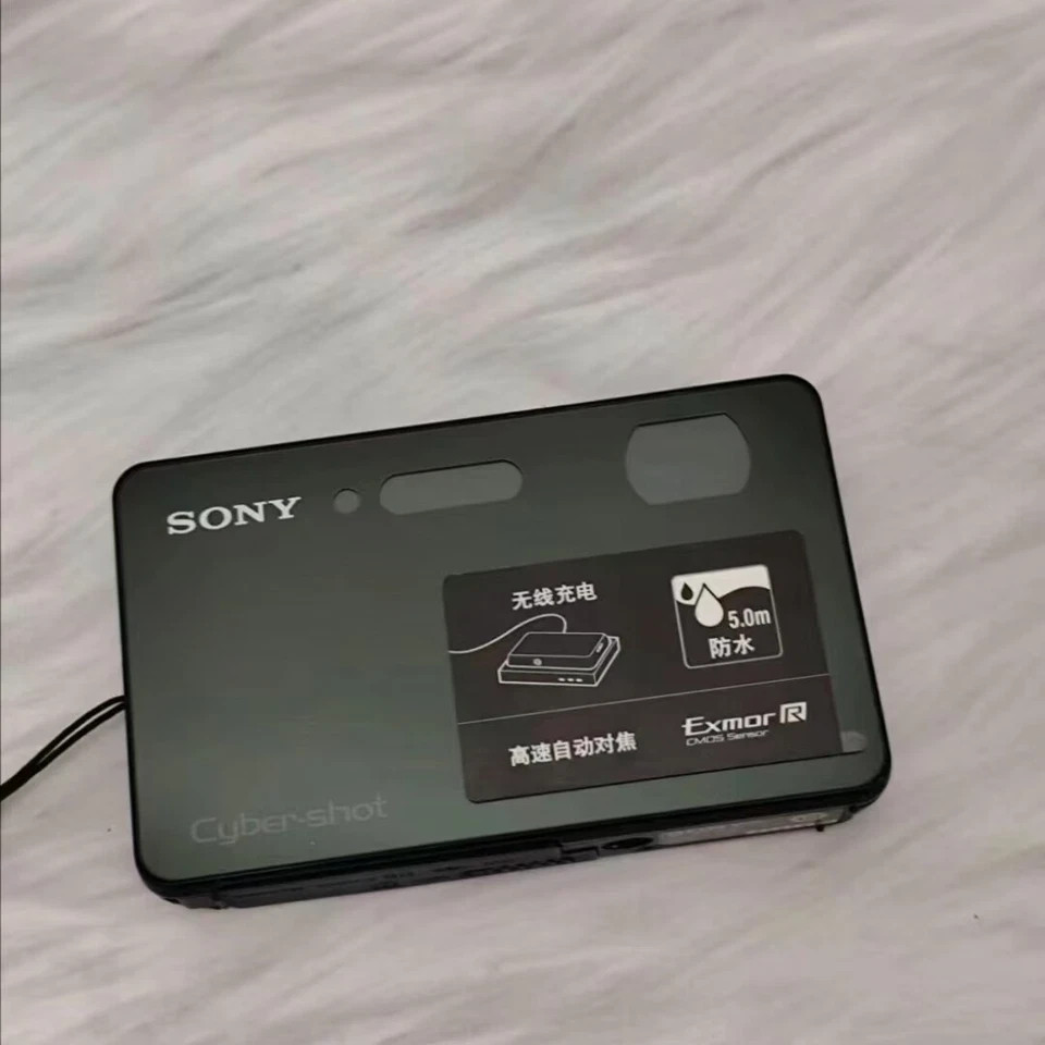 SONY Cyber Shot DSC-TX300V Black Digital Camera Waterproof 18.2MP