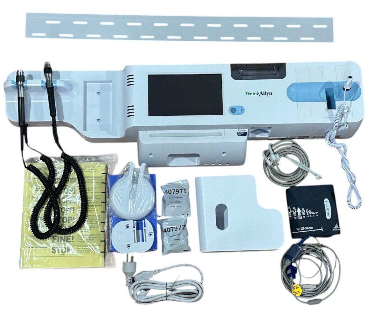 Welch Allyn Connex Integrated Wall System 85NTVX w/ WIFI, NEW SpO2, Temp Probe