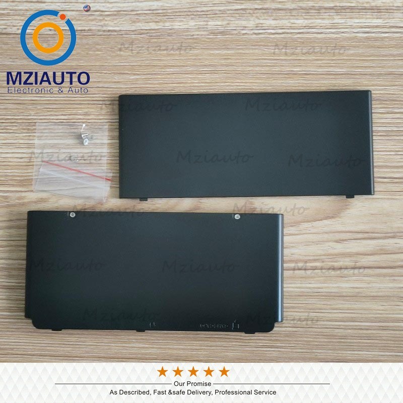 For Nintendo New 3DS 2015 Top + Bottom Case Faceplates Housing Shell Cover Black