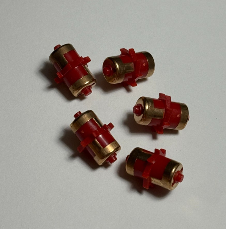5 LIONEL E UNIT RED DRUM 259E-1 DRUM FOR MOST E-UNITS  NEW VALOX HIGH TEMP  Five