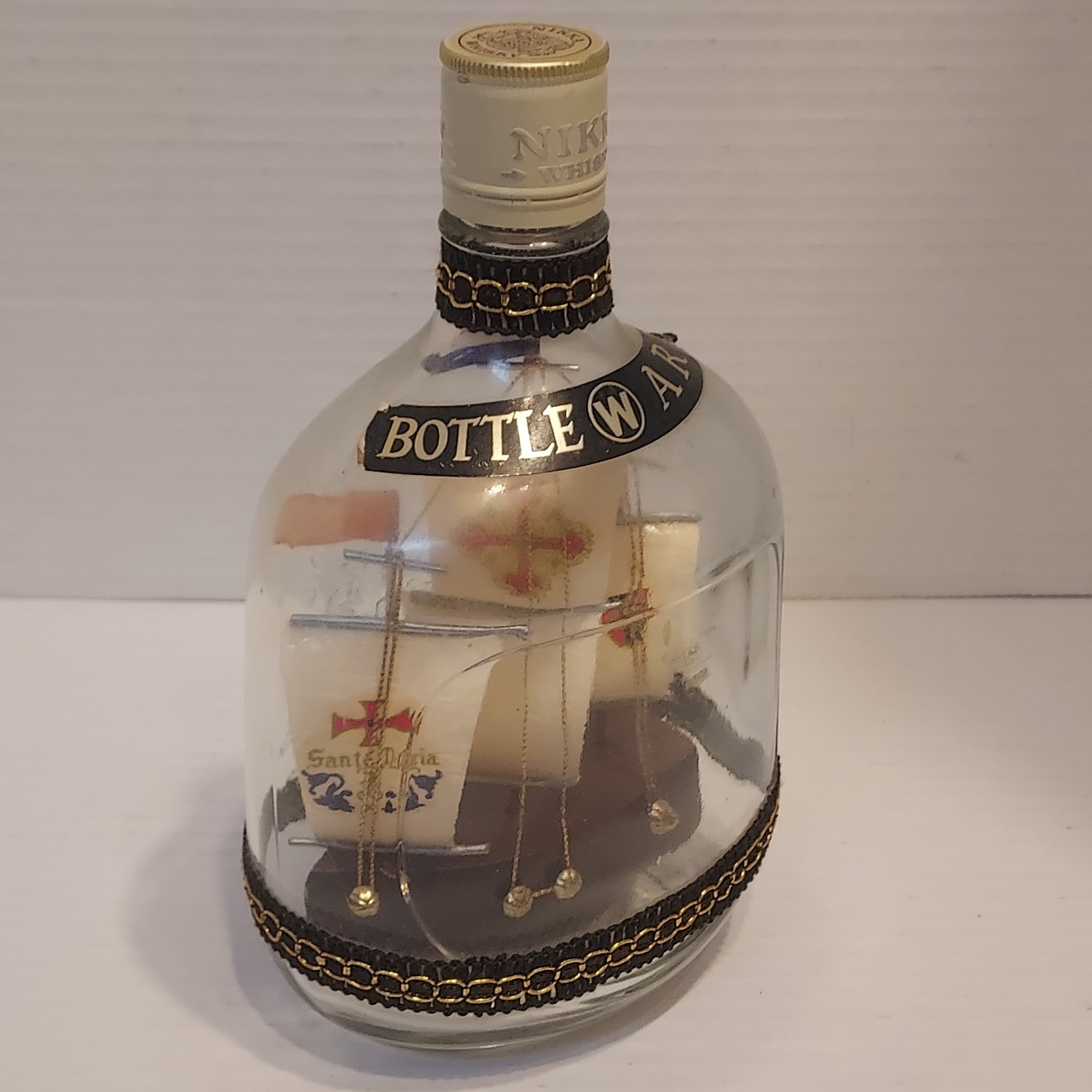 Nikka Whisky bottle ship