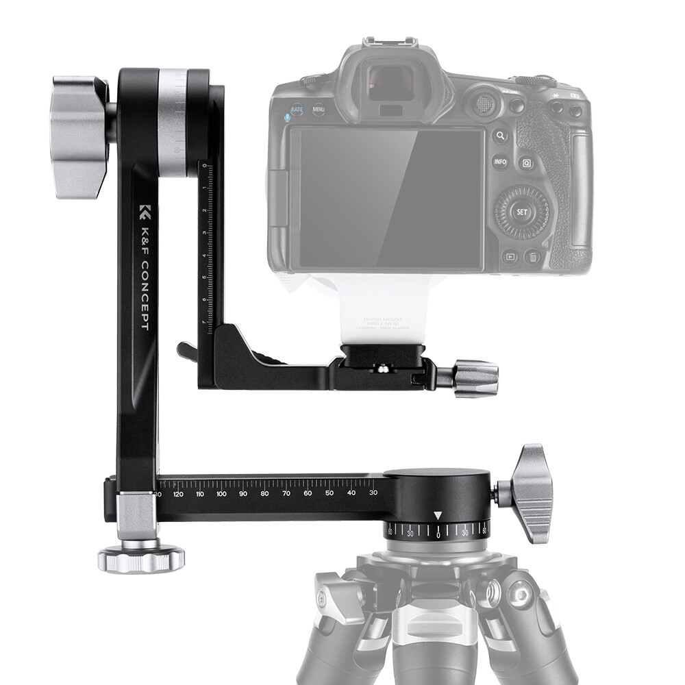 K&F CONCEPT Tripod Gimbal Head 360° for Telephoto Lens Bird-watching Photography