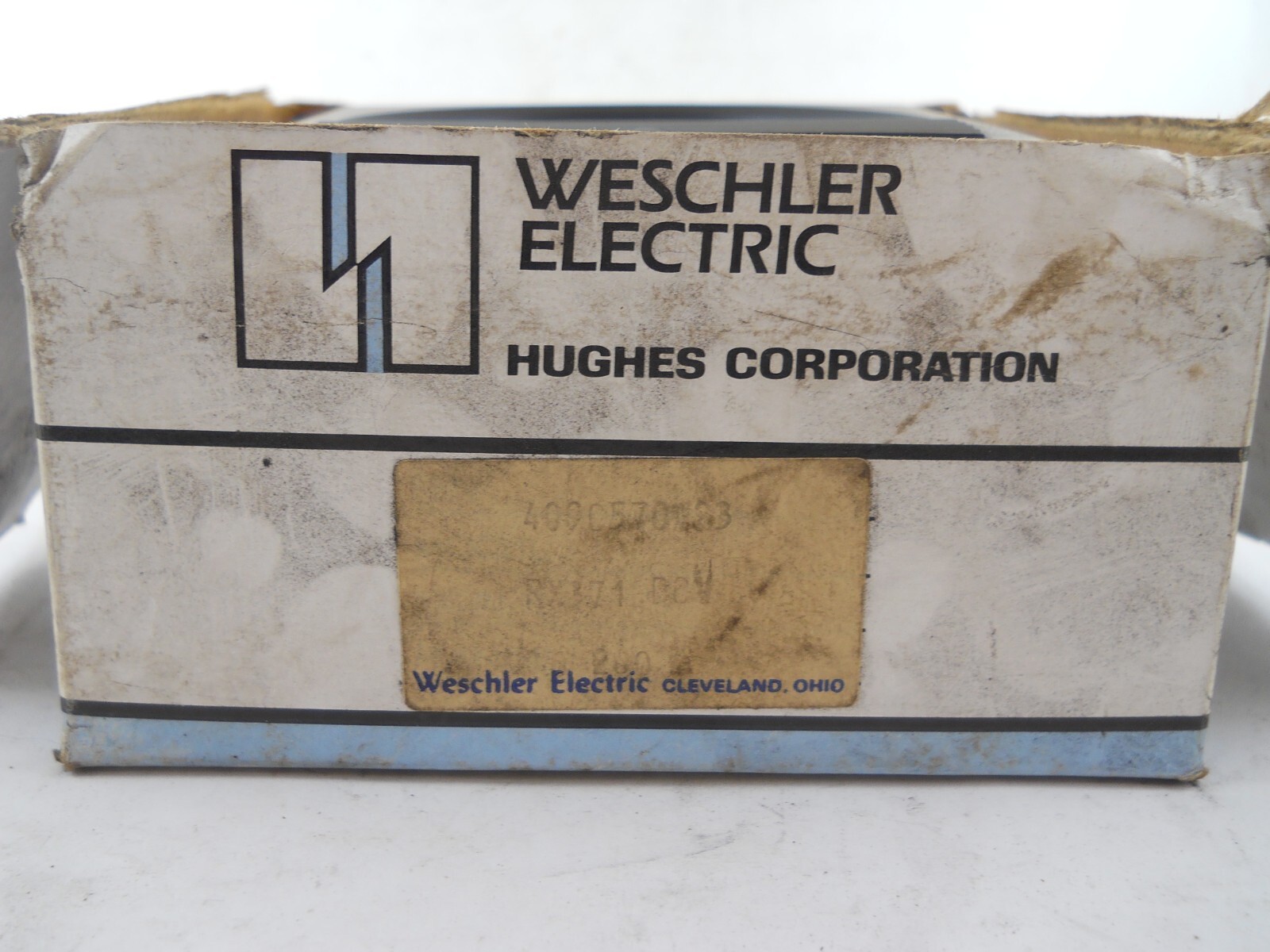 NEW Weschler Electric 409C570A23, RX-371 (in factory box)
