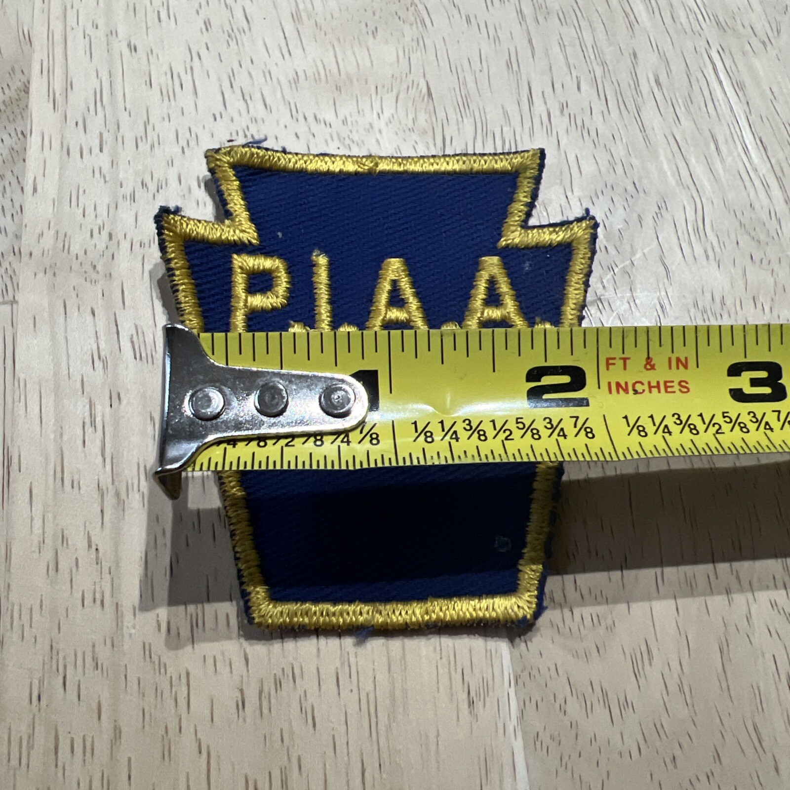 Vintage P. I. A. A. Official Patch PA Inter scholastic Athletic Association