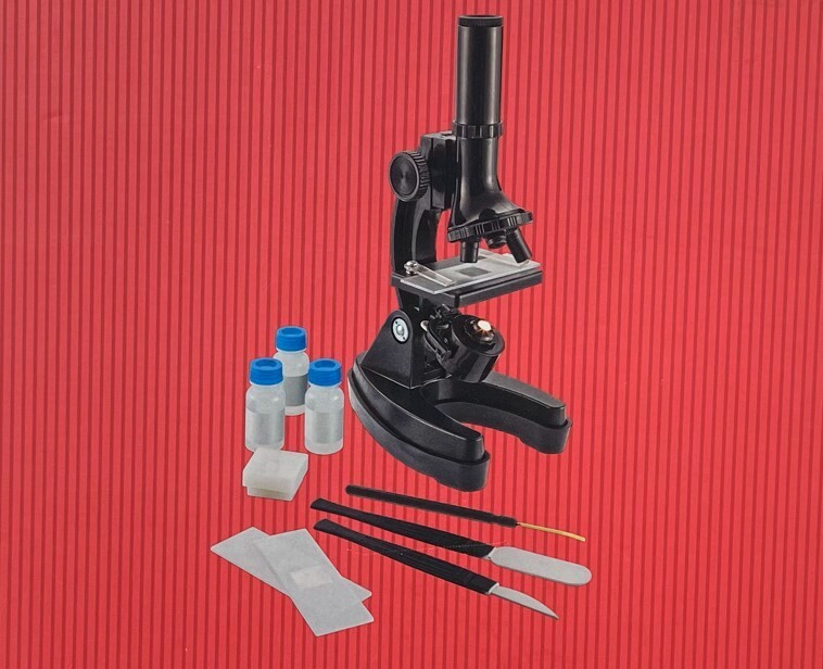 20-Piece Microscope Set: Including Collecting Vials, Spatula, Scalpel & More