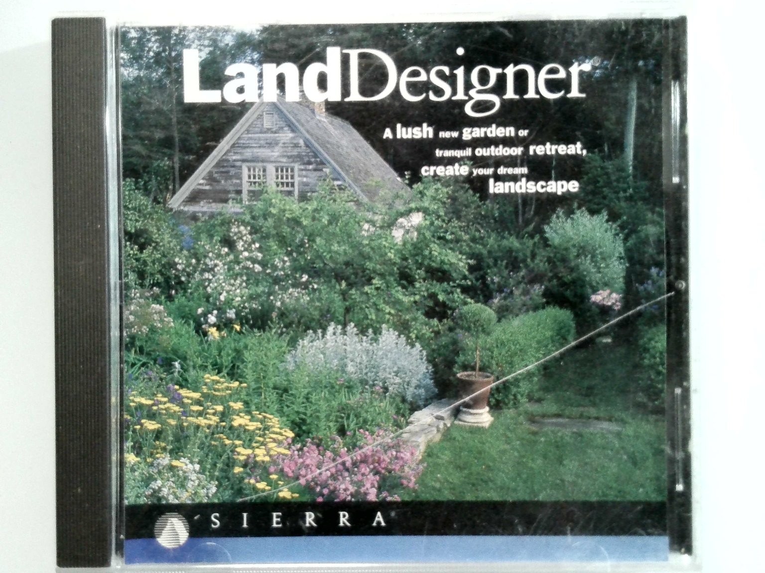 Sierra LandDesigner Software Landscape Design CD-ROM 1996 Garden Planning