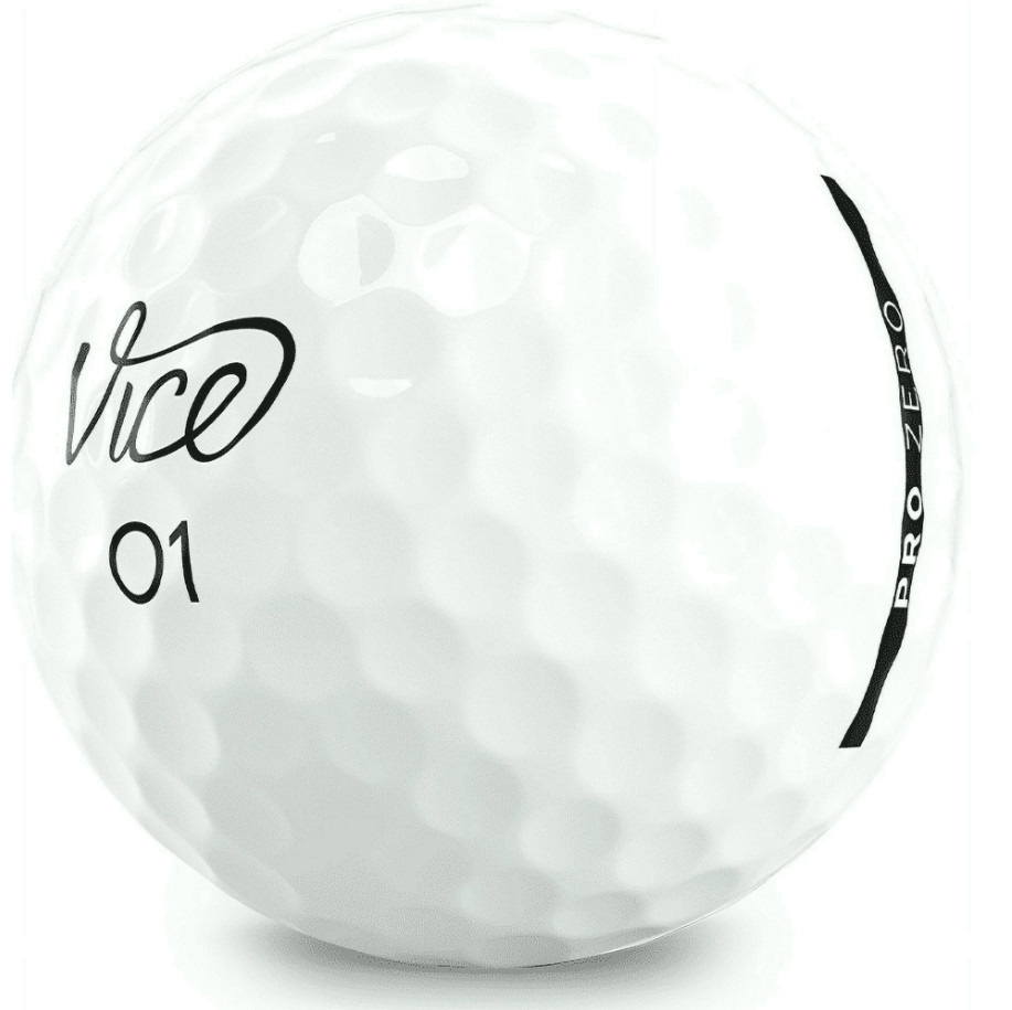 (2 pack) Vice Golf Pro Zero White 1 Dozen Balls