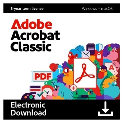 Adobe Acrobat Pro 2024 3Yr Term License (no subscription)
