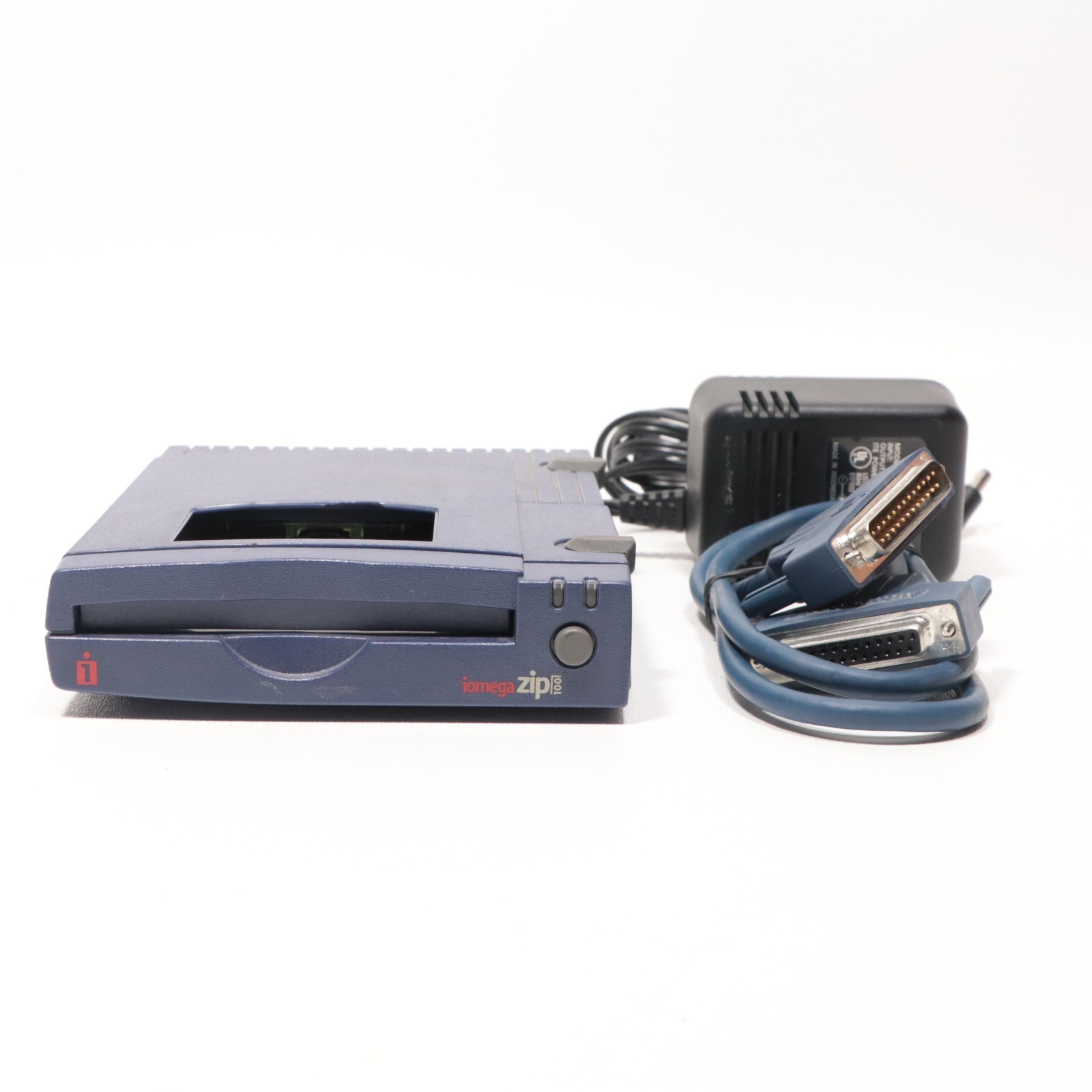 iOmega ZIP 100 SCSI External Drive Z100P2 w/Power Supply+Parallel Cable *Read