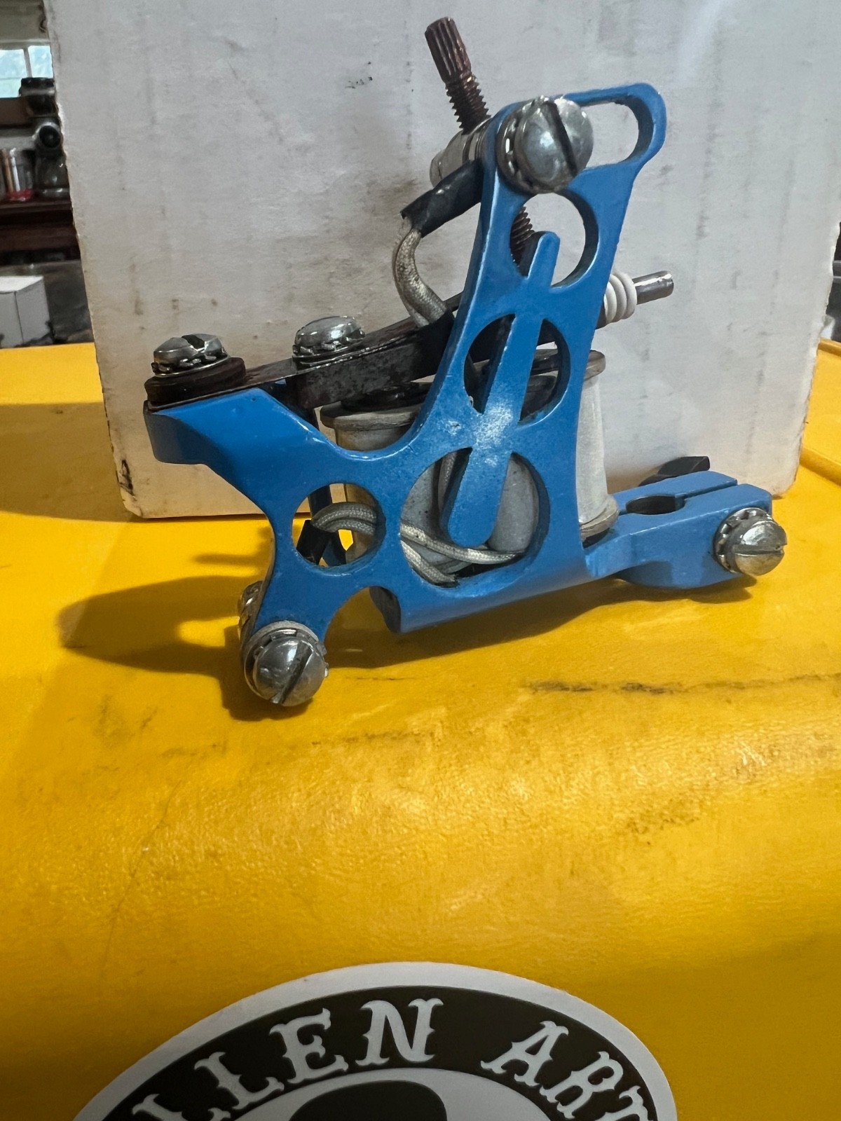 USA made Liner Flying Irons Mike "Schaf" Schaefer Custom coil tattoo machine