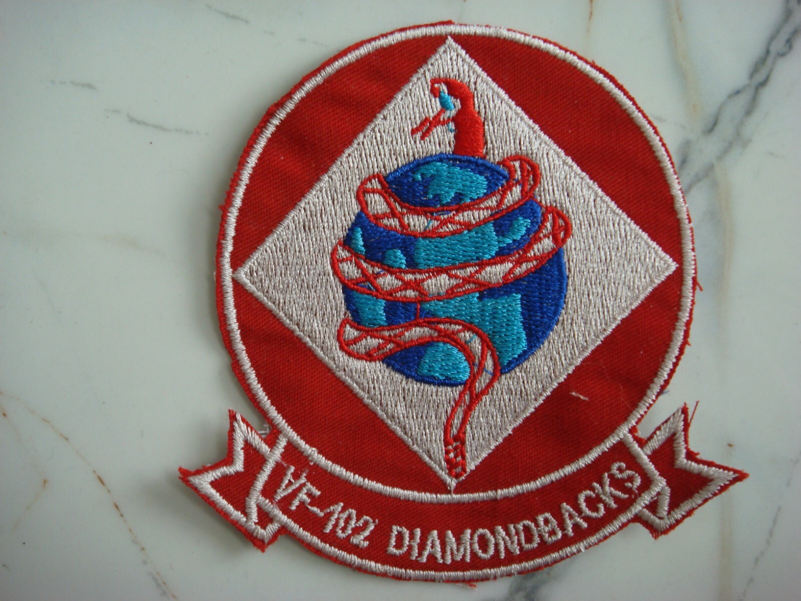 US NAVY ATTACK SQUADRON VF-102 DIAMONDBACKS, VIETNAM WAR PATCH